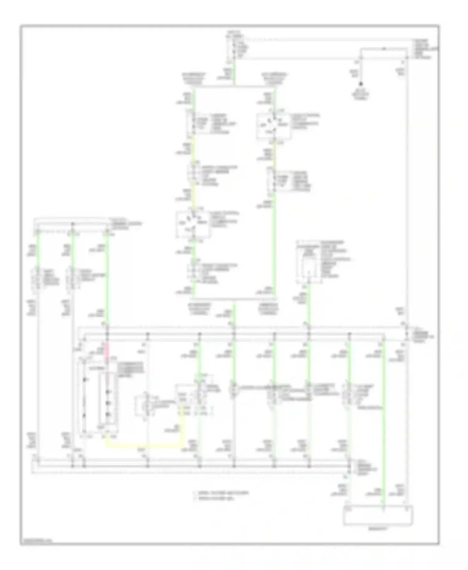 RAV4 Toyota II facelift (2003-2006): Instrument illumination circuit