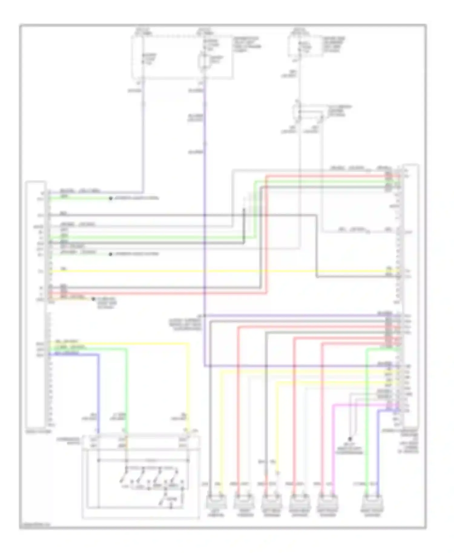 RAV4 Toyota II facelift (2003-2006): Radio circuit, with jbl