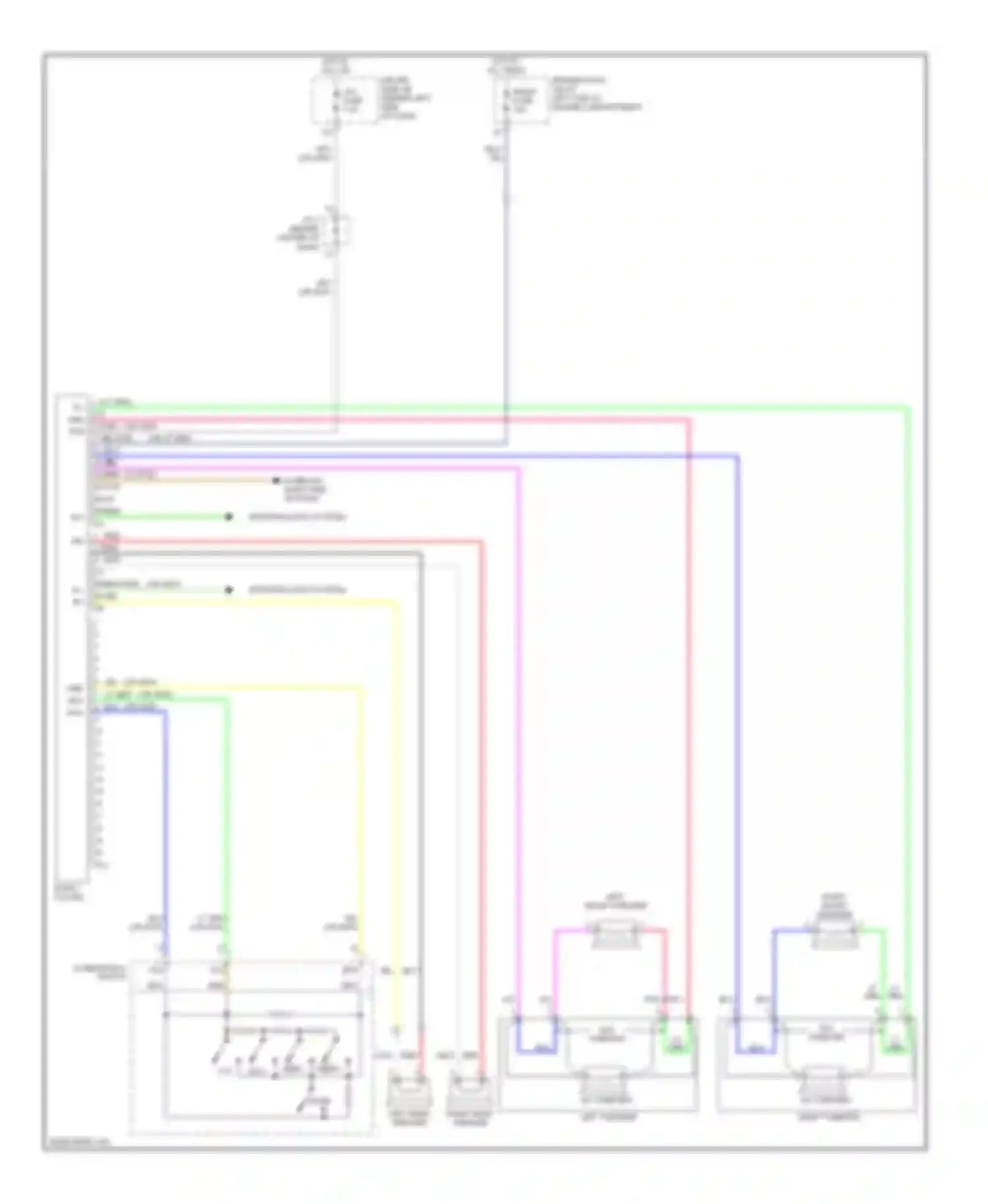 RAV4 Toyota II facelift (2003-2006): Radio circuit, without jbl