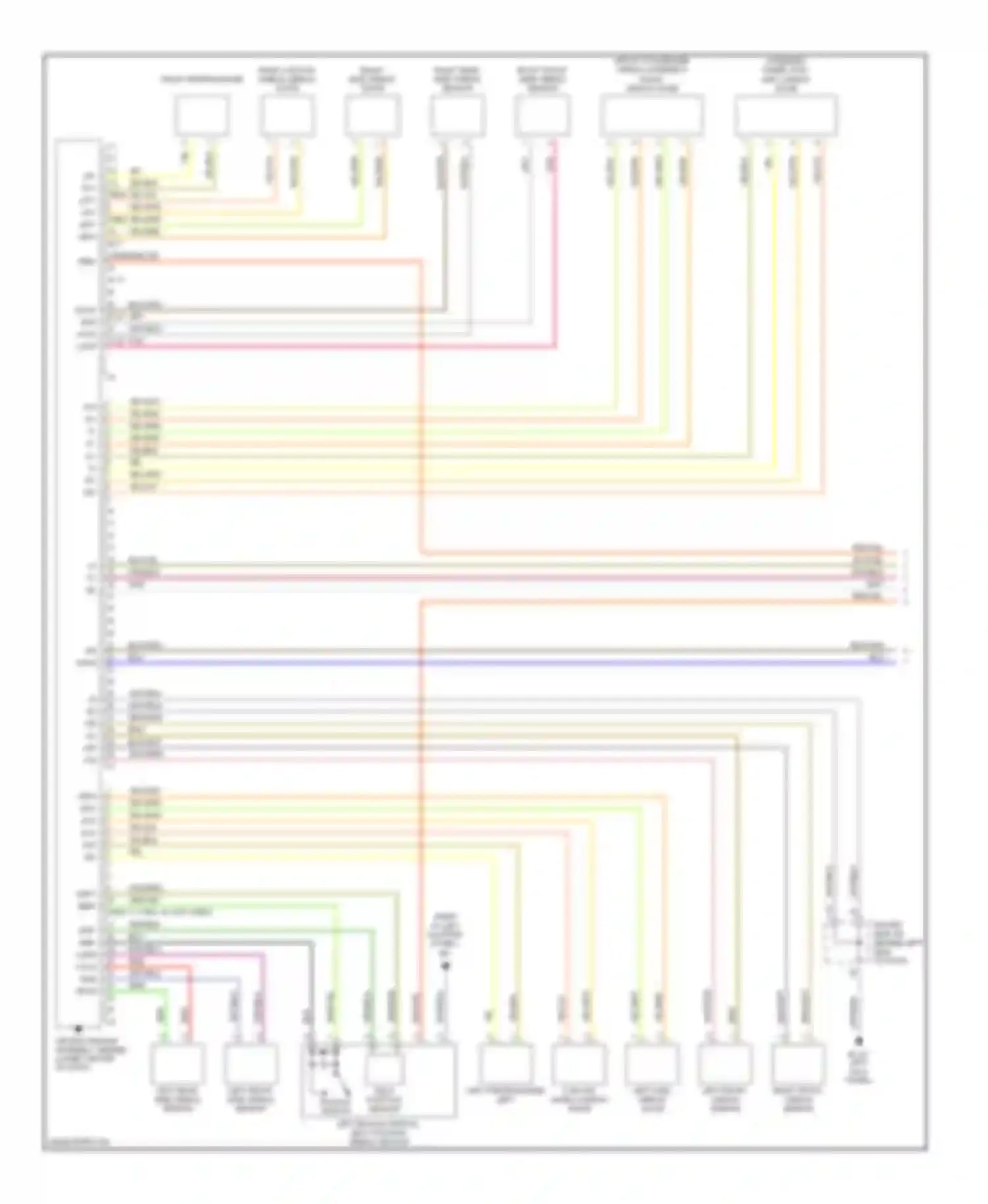 RAV4 Toyota II facelift (2003-2006): Supplemental restraints circuit (1 of 2)