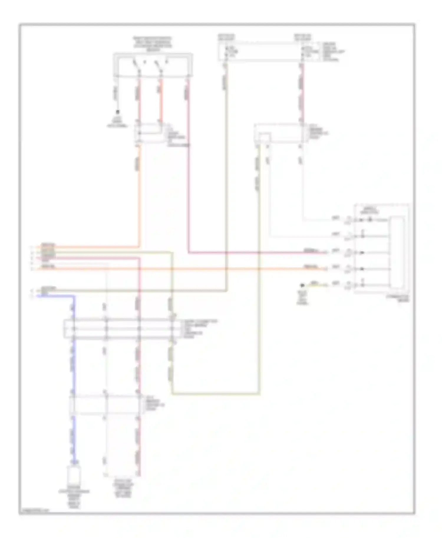 RAV4 Toyota II facelift (2003-2006): Supplemental restraints circuit (2 of 2)
