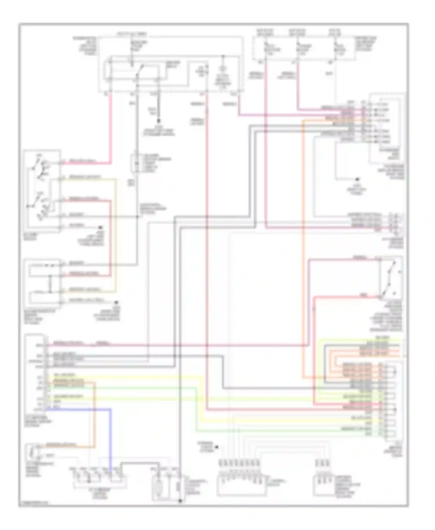 RAV4 Toyota II (2000-2003): Manual a/c circuit (1 of 2)