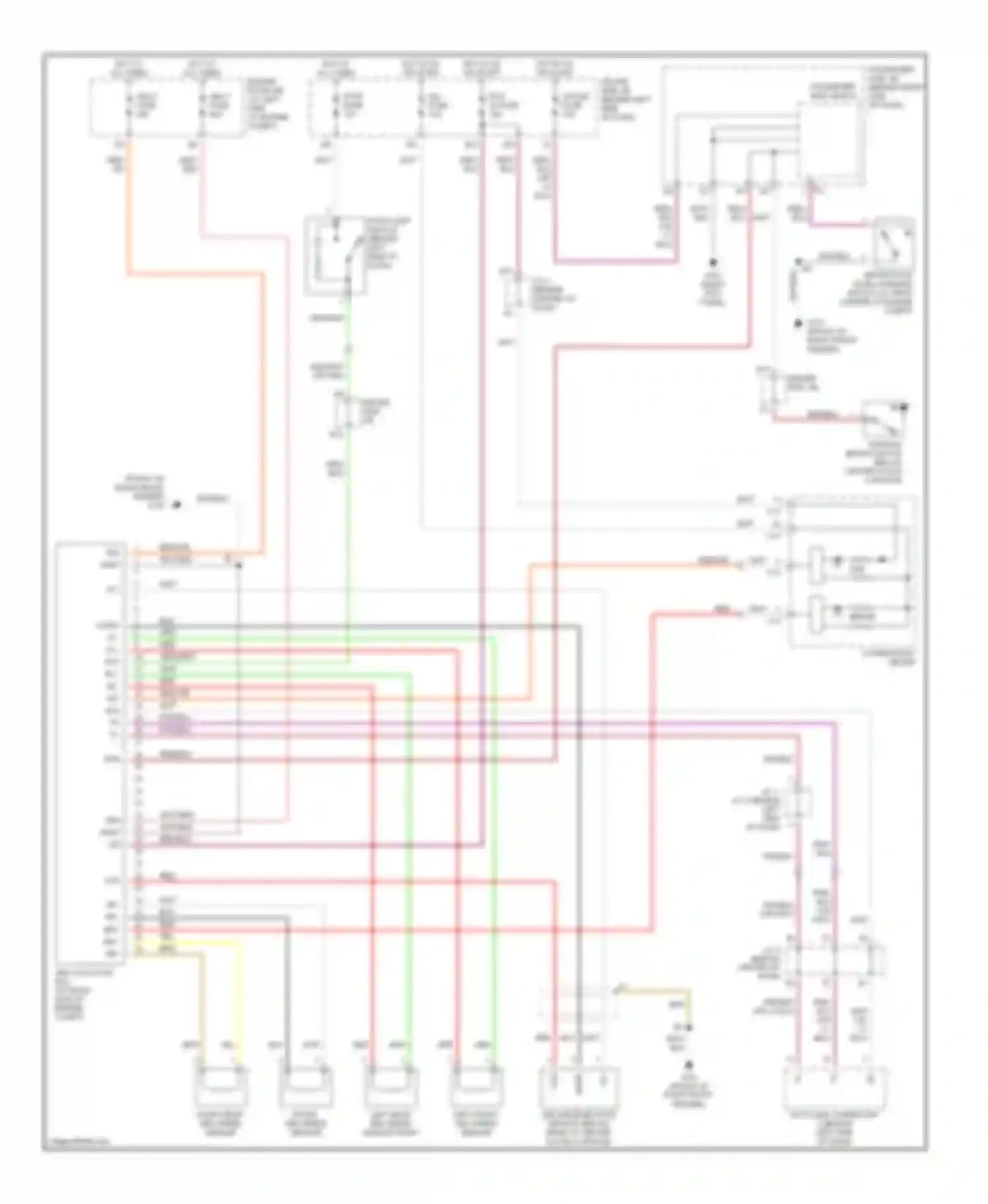 RAV4 Toyota II (2000-2003): Anti-lock brake circuits