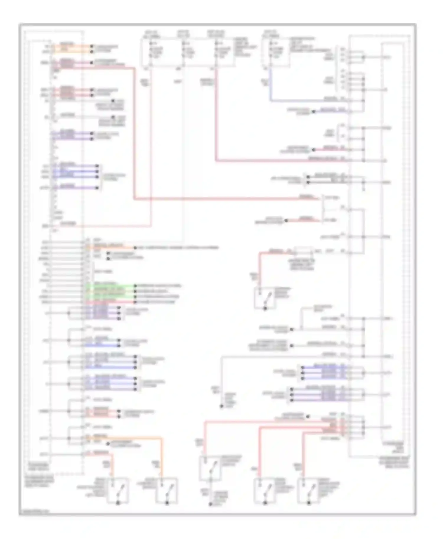 RAV4 Toyota II (2000-2003): Body computer circuits