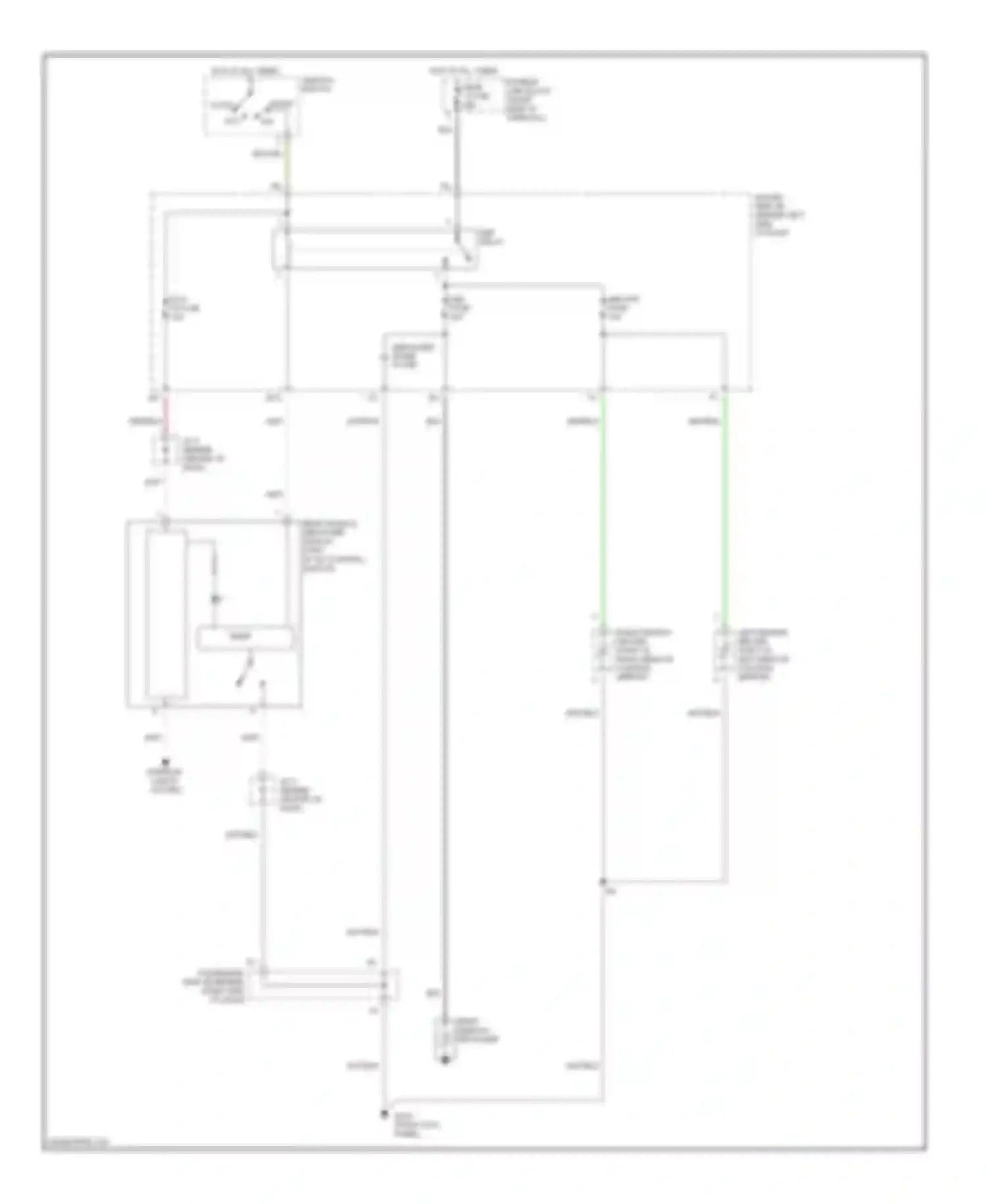 RAV4 Toyota II (2000-2003): Defogger circuit