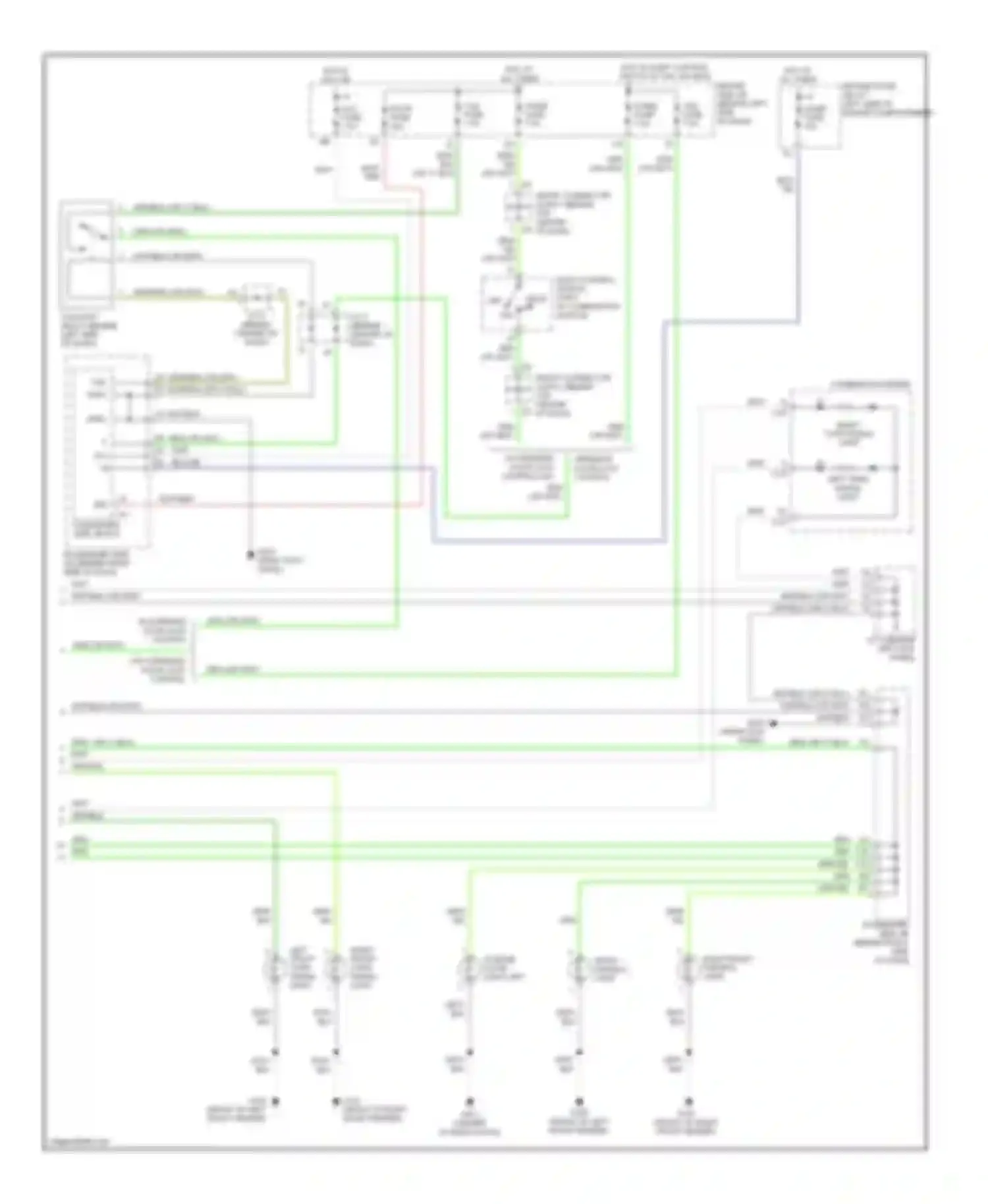 RAV4 Toyota II (2000-2003): Exterior lamps circuit (2 of 2)