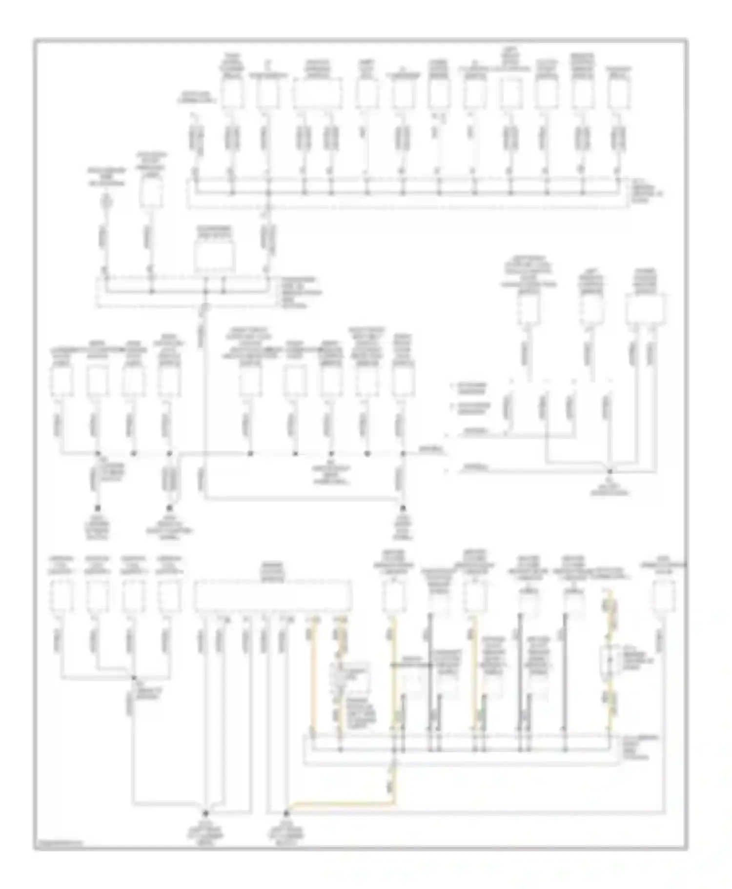 RAV4 Toyota II (2000-2003): Ground distribution circuit (2 of 2)