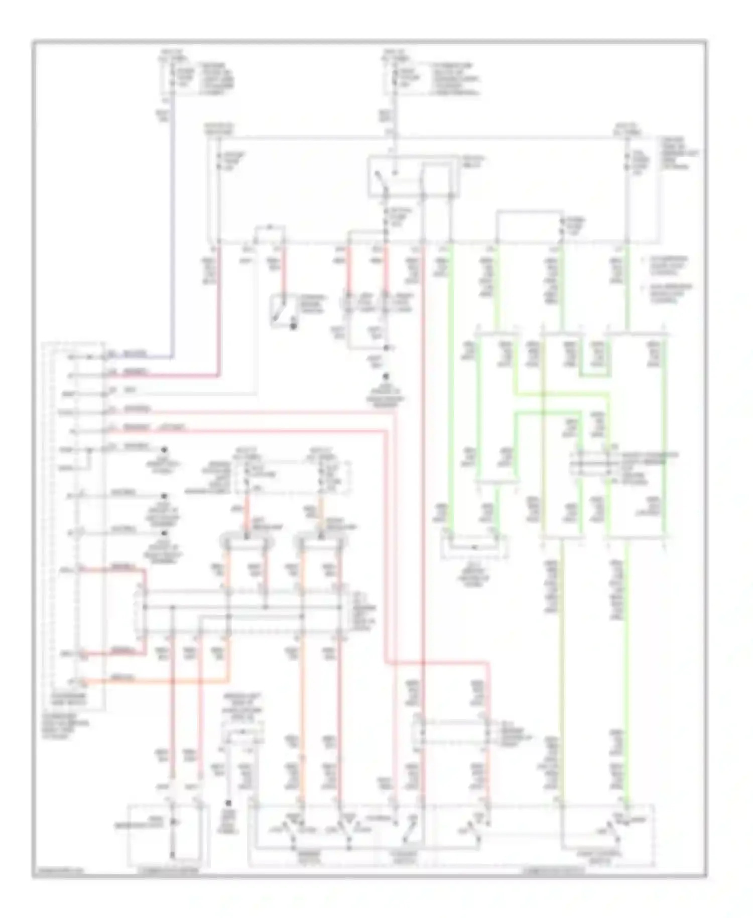 RAV4 Toyota II (2000-2003): Headlight circuit, with drl