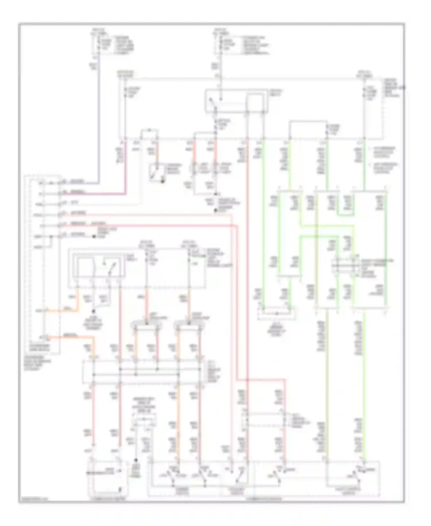 RAV4 Toyota II (2000-2003): Headlight circuit, without drl