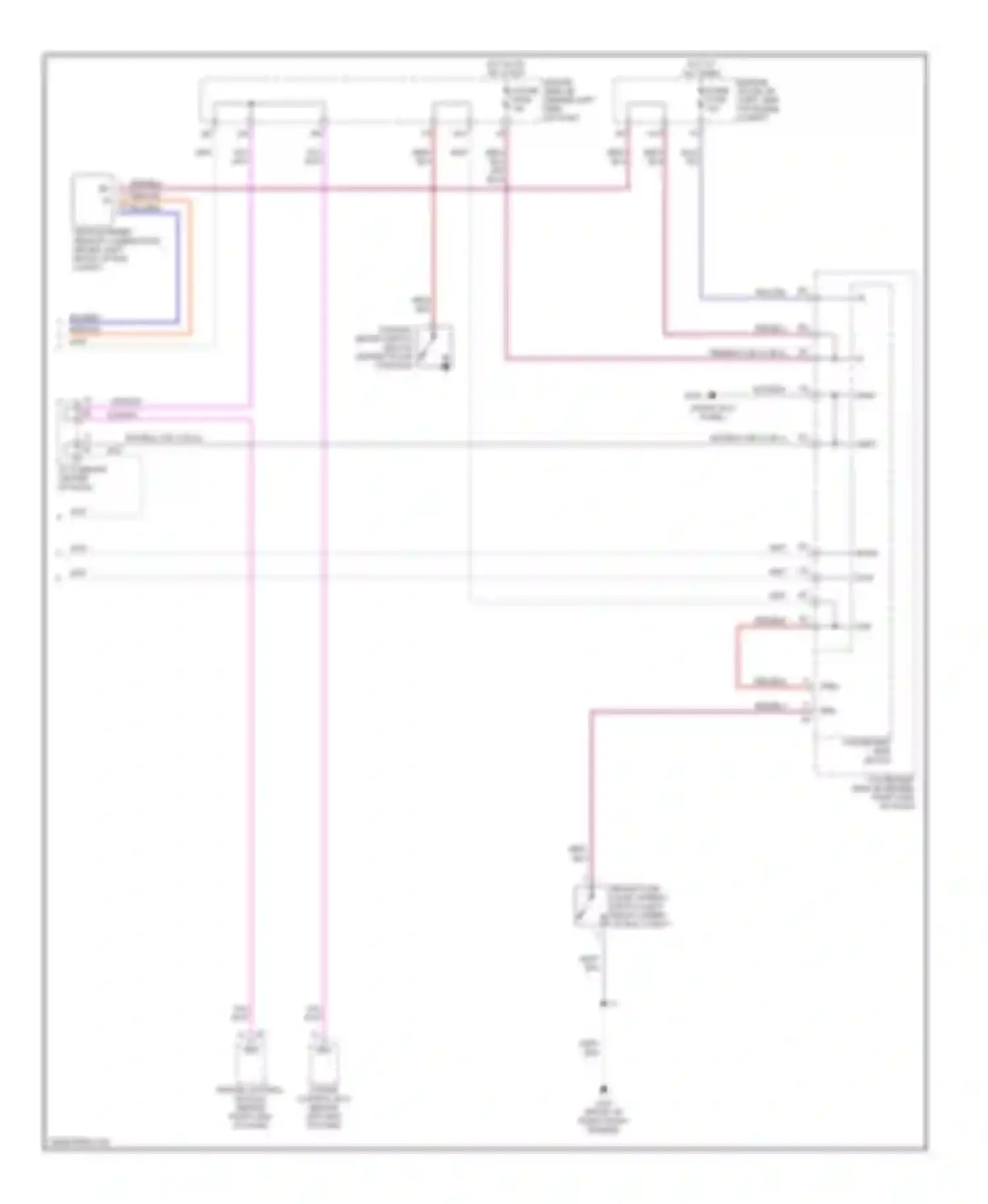 RAV4 Toyota II (2000-2003): Instrument cluster circuit (2 of 2)