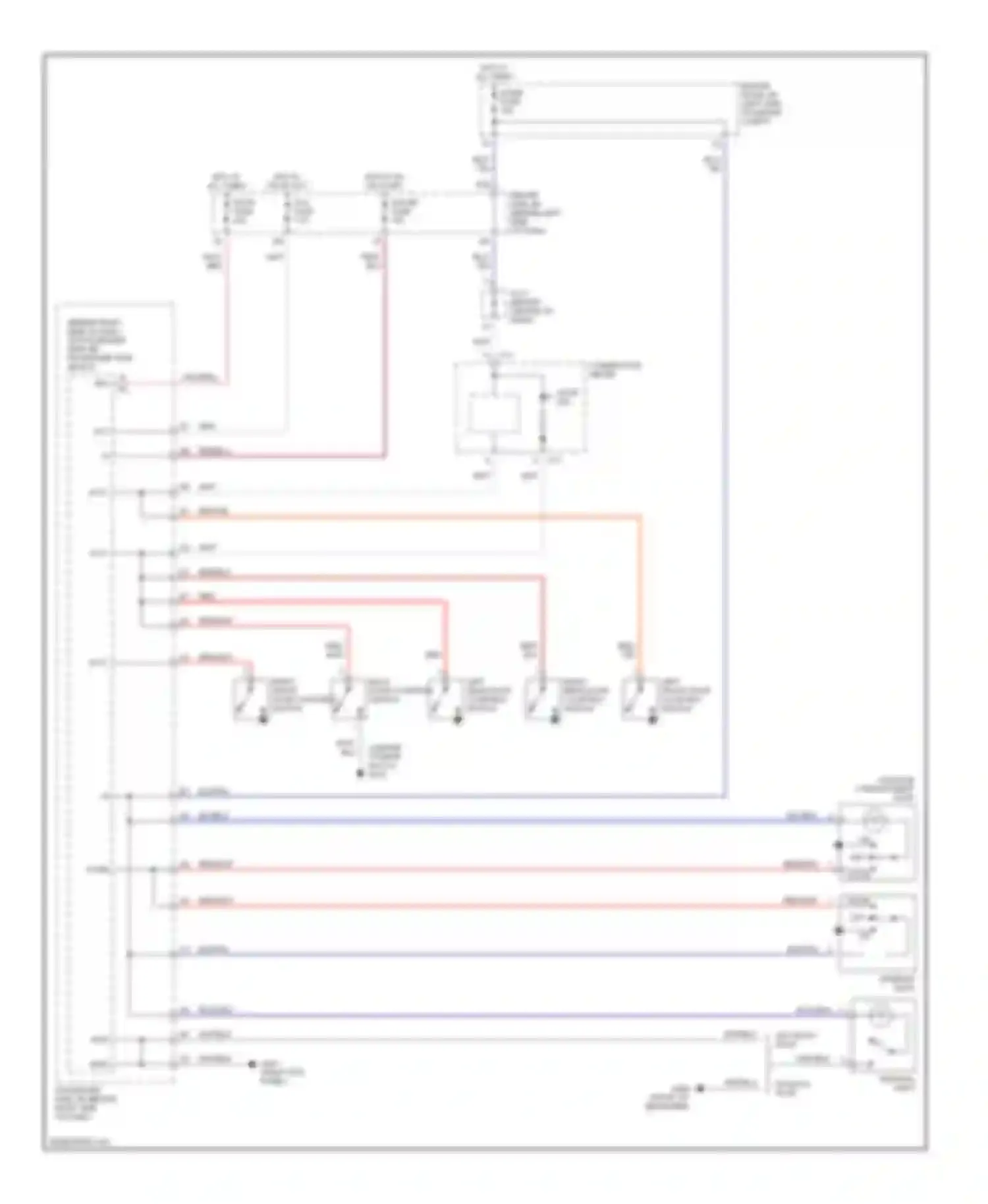 RAV4 Toyota II (2000-2003): Courtesy lamps circuit