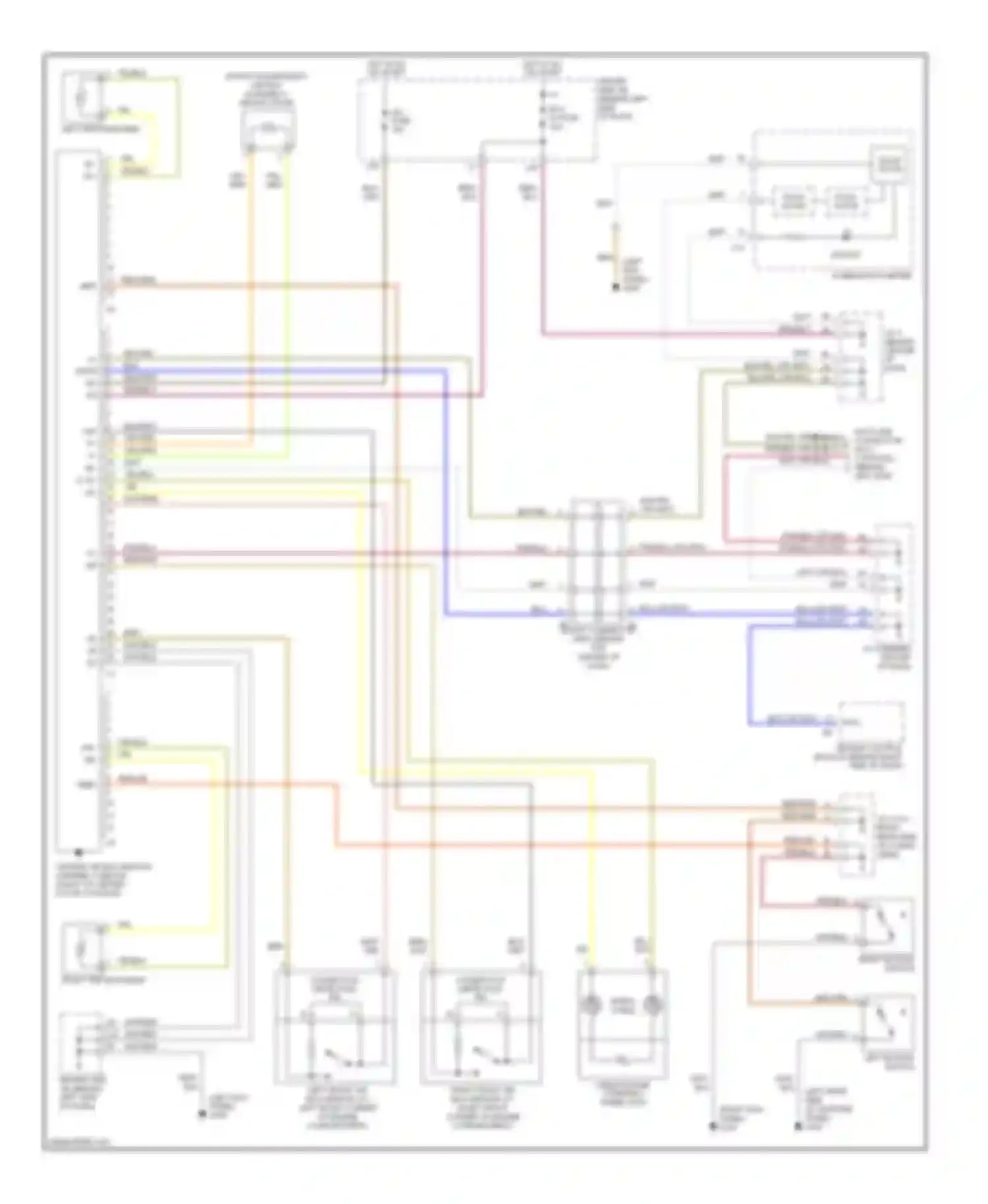 RAV4 Toyota II (2000-2003): Supplemental restraint circuit