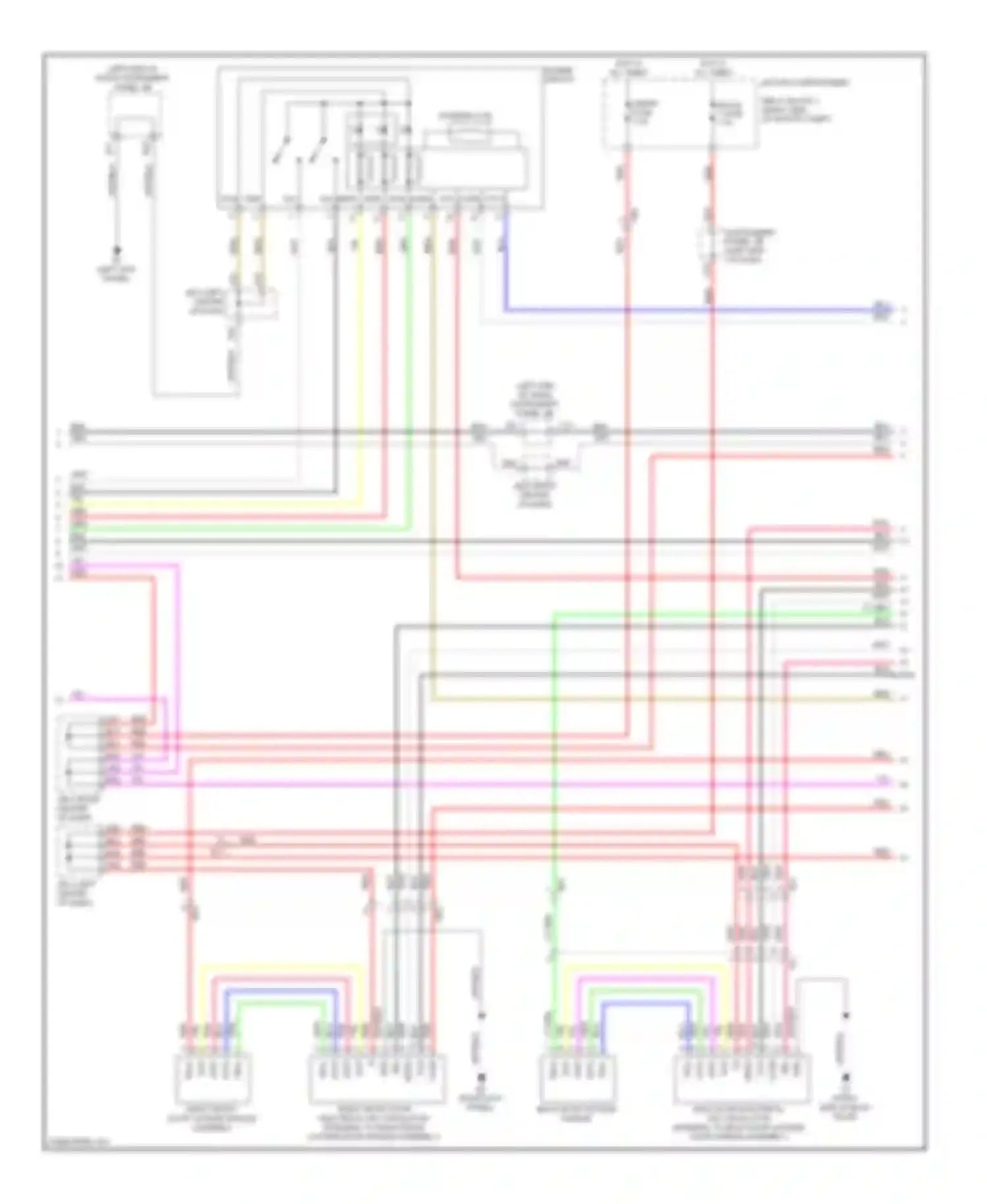 RAV4 Toyota III facelift (2010-2016): Forced entry circuit, ev (3 of 4)