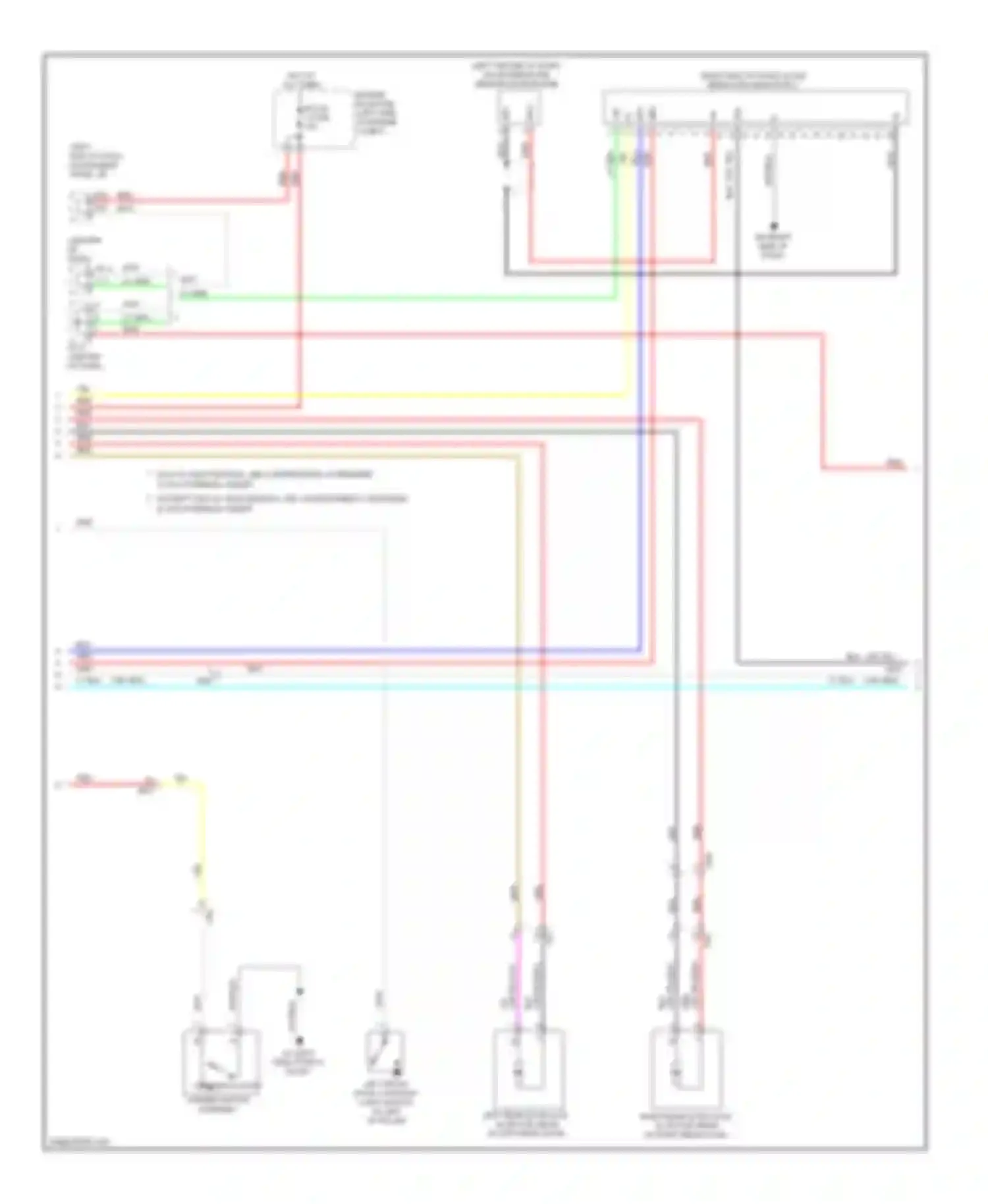 RAV4 Toyota III facelift (2010-2016): Forced entry circuit, except ev without smart key system (3 of 4)