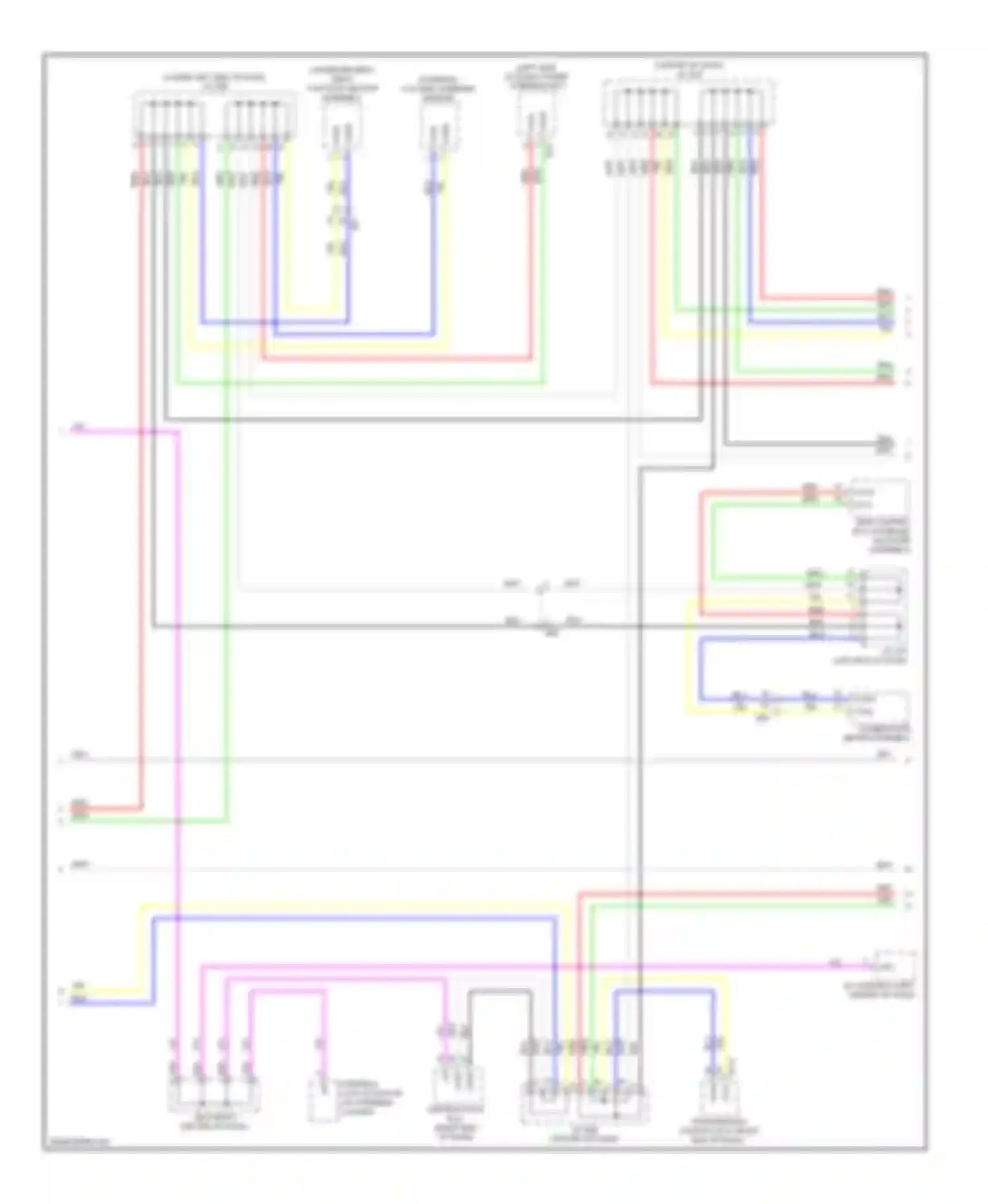RAV4 Toyota III facelift (2010-2016): Body control modules circuit, ev (2 of 3)