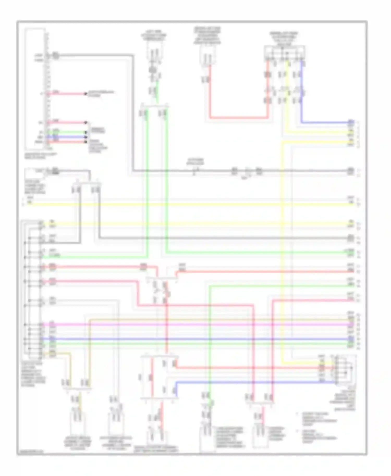 RAV4 Toyota III facelift (2010-2016): Body control modules circuit, except ev (2 of 3)