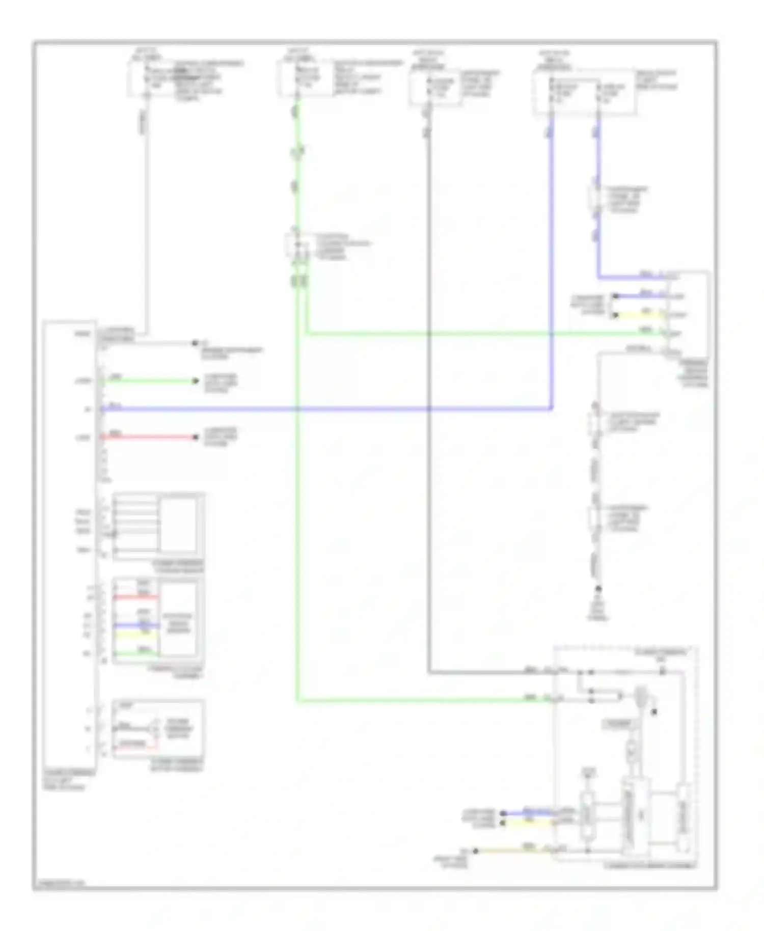 RAV4 Toyota III facelift (2010-2016): Electronic power steering circuit, ev