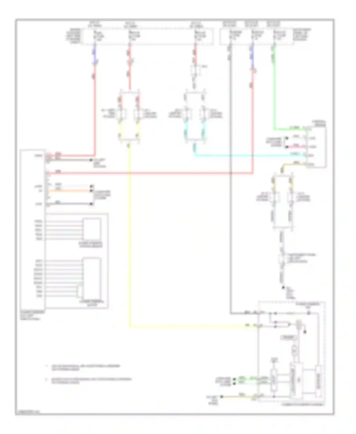 RAV4 Toyota III facelift (2010-2016): Electronic power steering circuit, except ev