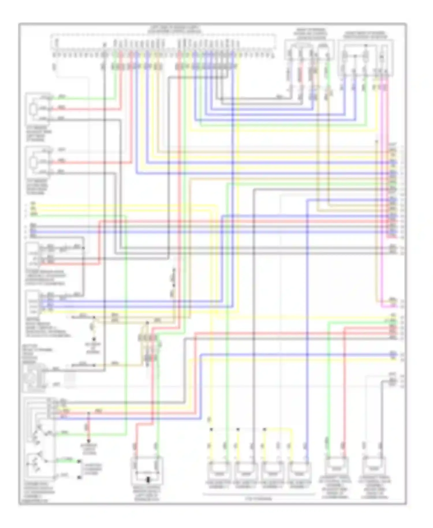RAV4 Toyota III facelift (2010-2016): Wiring diagram engine performance 2.5l (3 of 4)