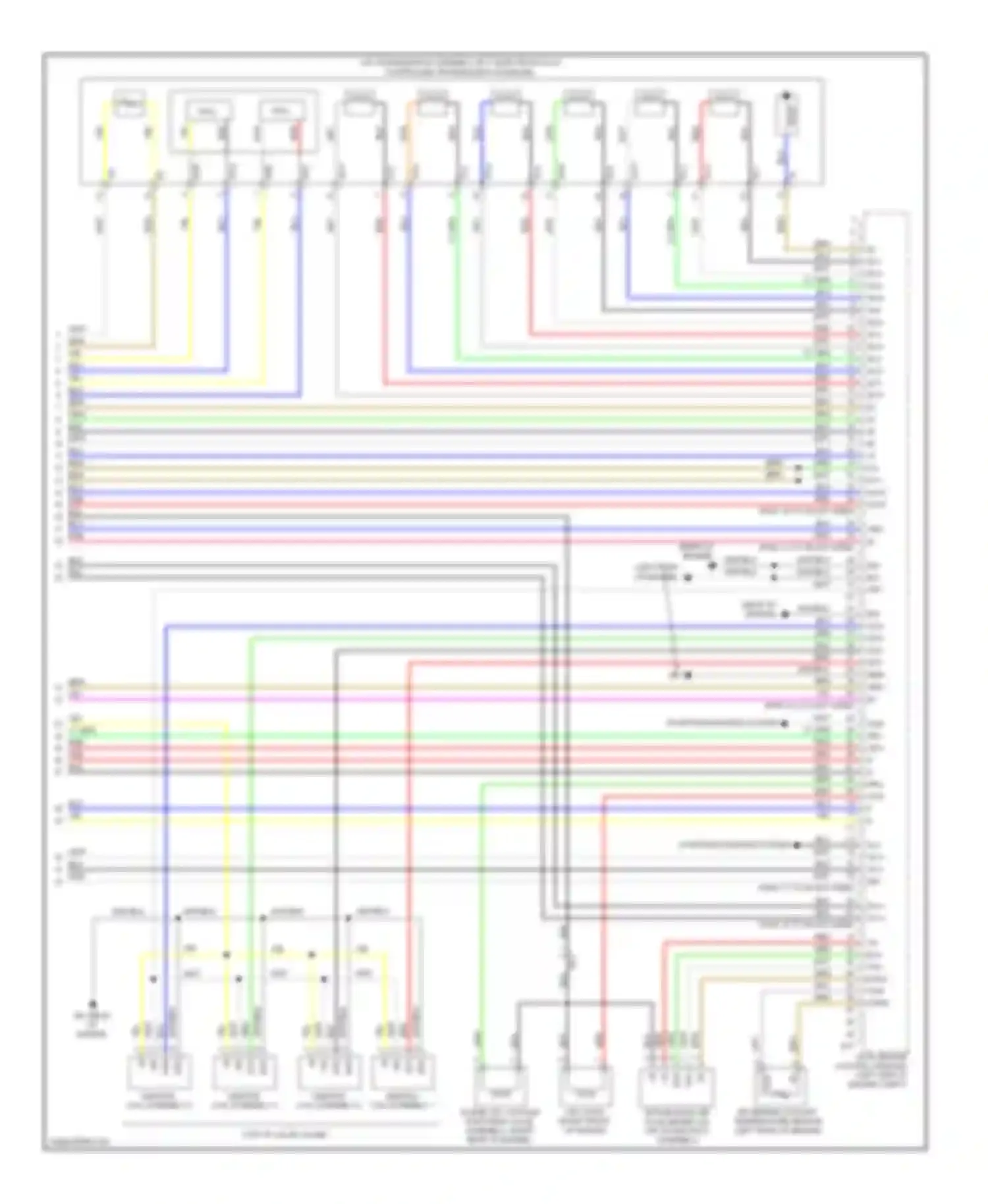 RAV4 Toyota III facelift (2010-2016): Wiring diagram engine performance 2.5l (4 of 4)
