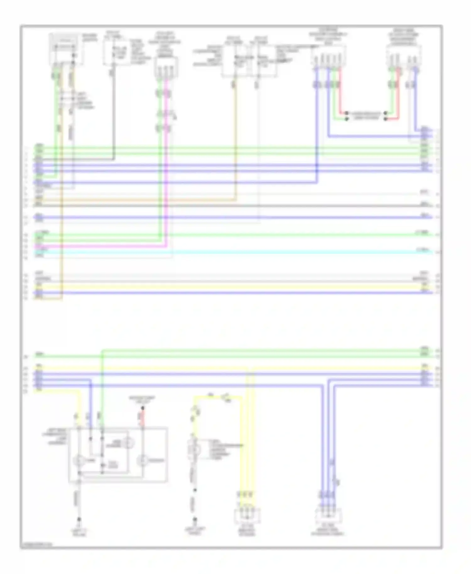 RAV4 Toyota III facelift (2010-2016): Exterior lamps circuit, ev (2 of 3)