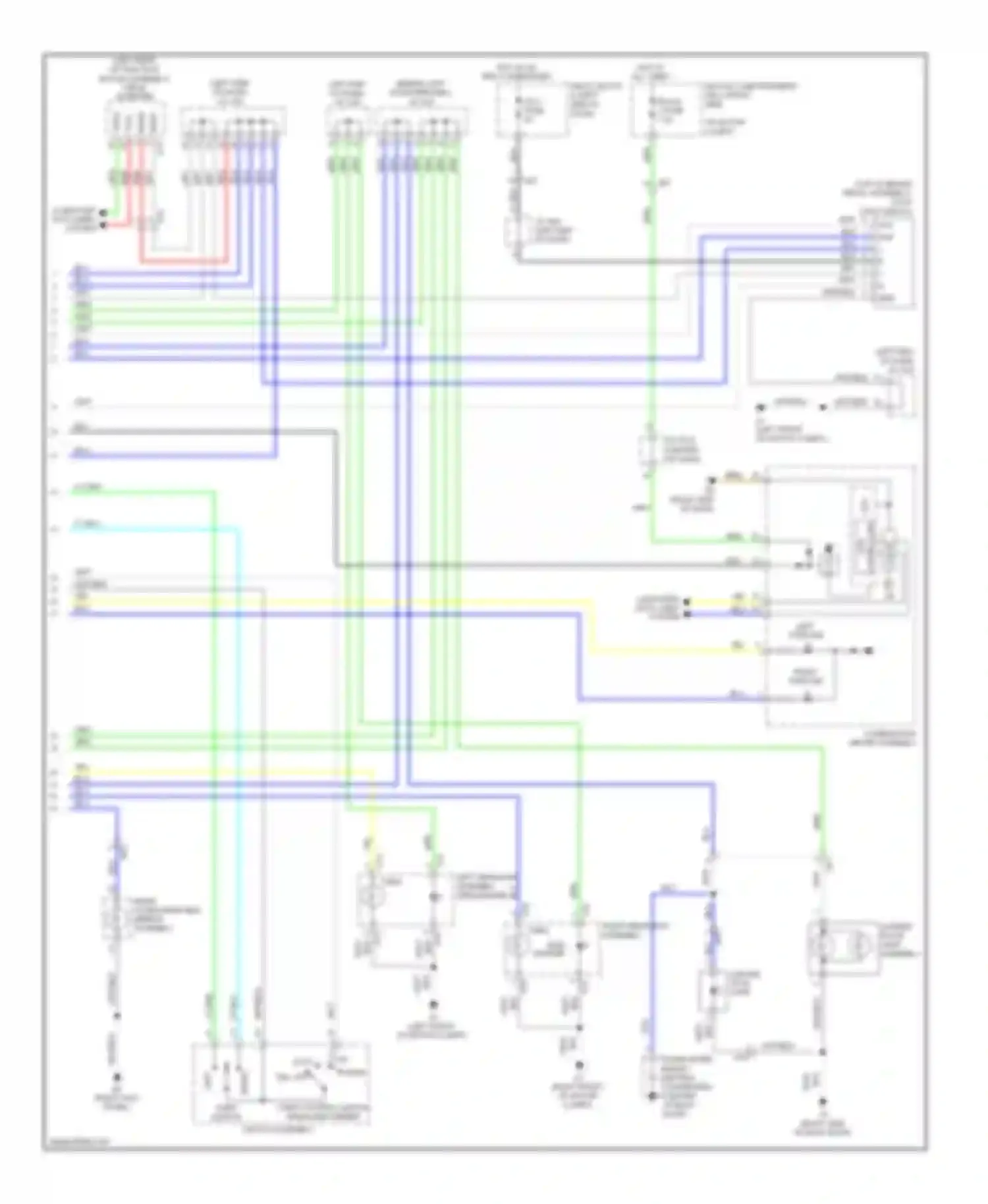 RAV4 Toyota III facelift (2010-2016): Exterior lamps circuit, ev (3 of 3)