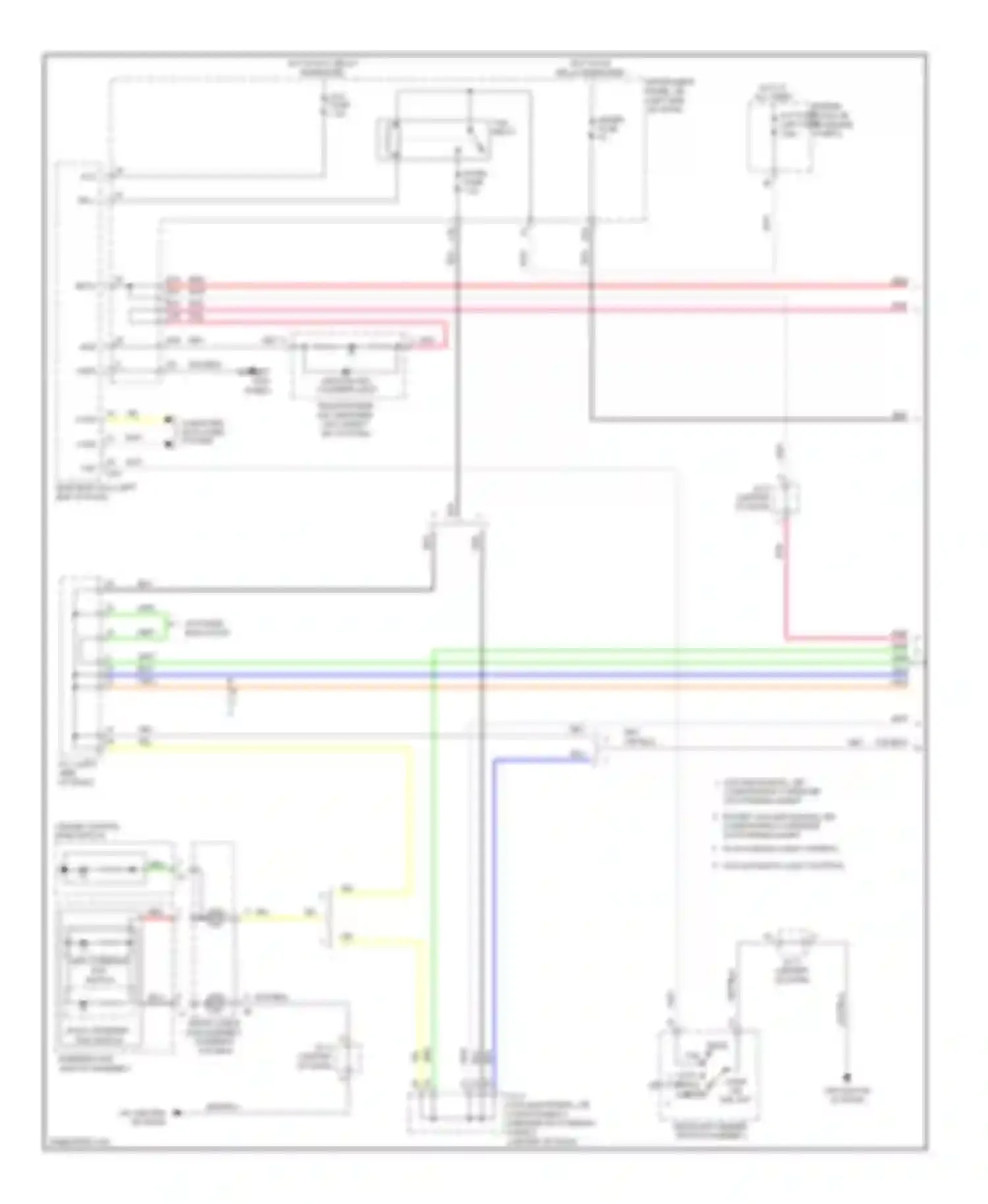 RAV4 Toyota III facelift (2010-2016): Instrument illumination circuit, except ev (1 of 4)
