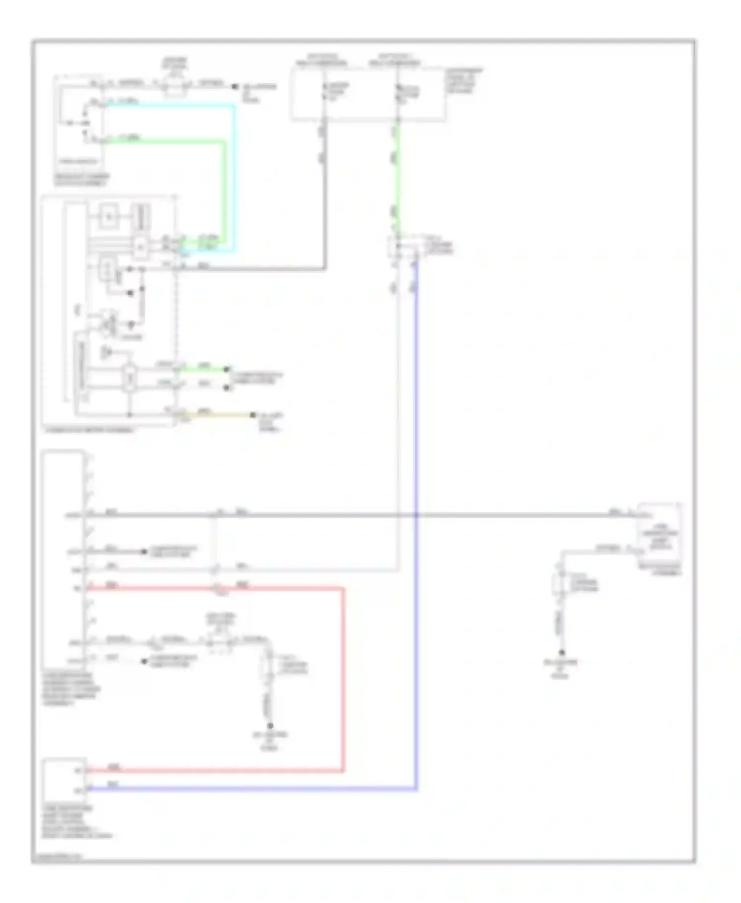 RAV4 Toyota III facelift (2010-2016): Lane departure warning circuit