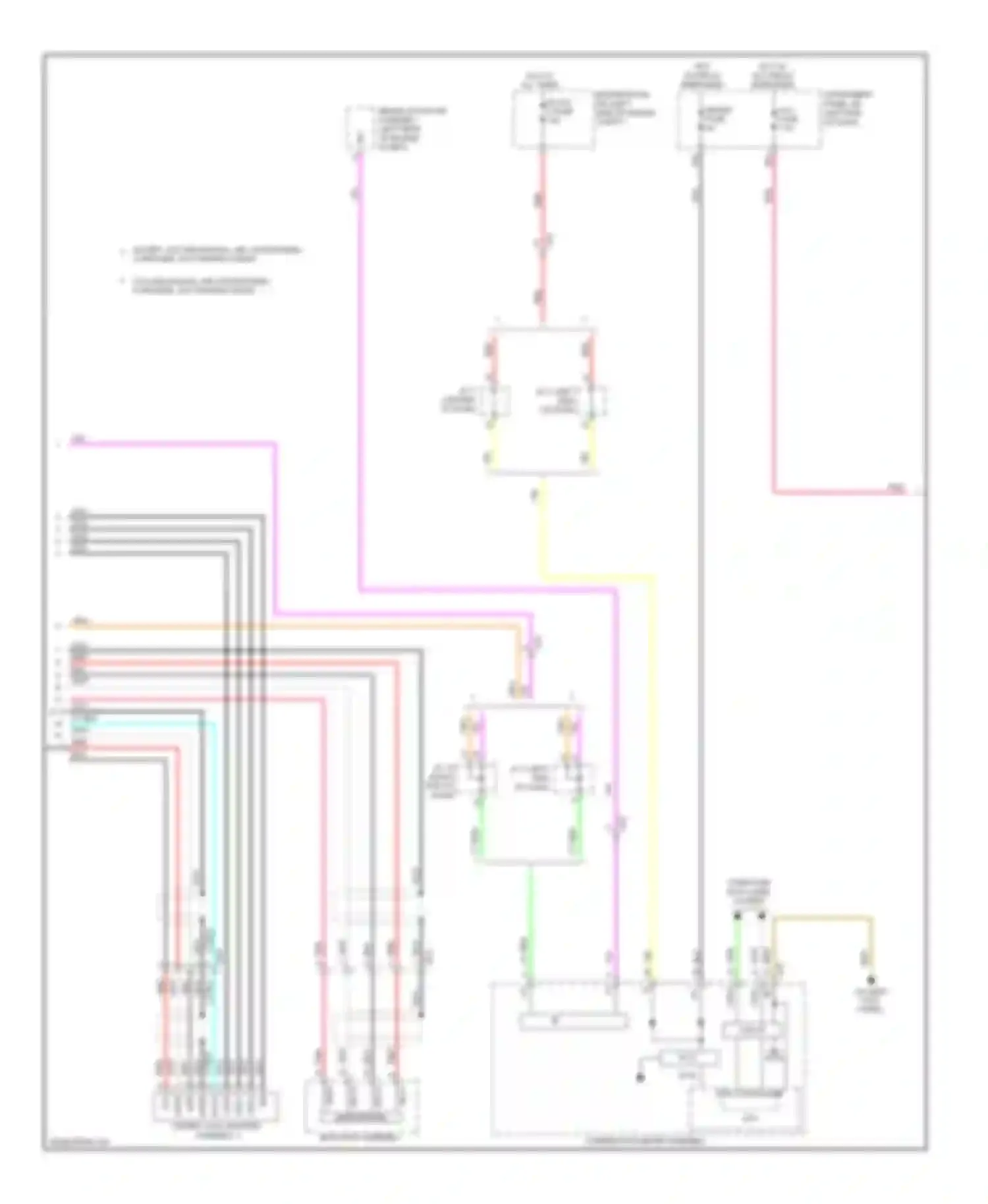 RAV4 Toyota III facelift (2010-2016): Navigation circuit, except ev with multi-media module (3 of 4)