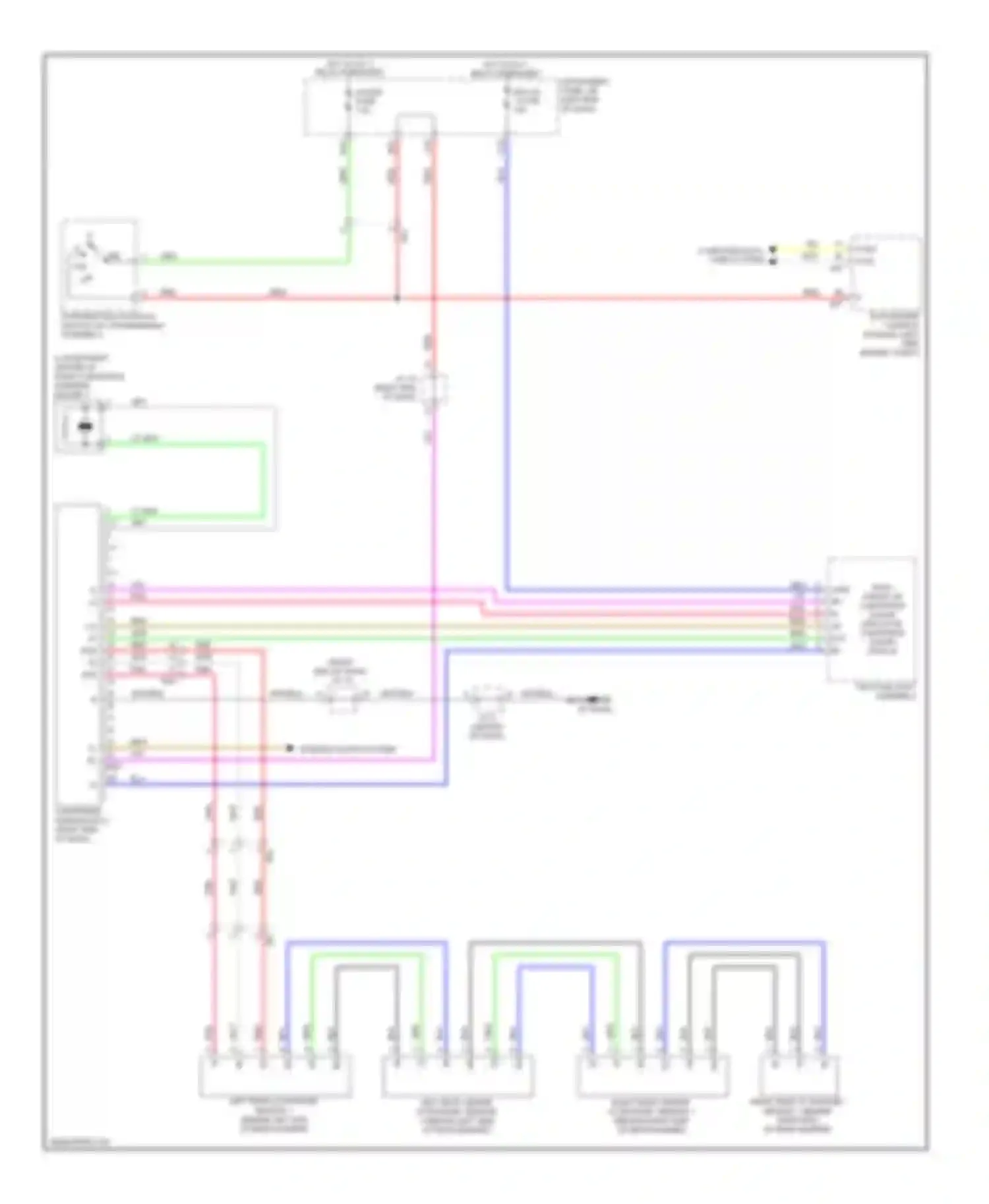 RAV4 Toyota III facelift (2010-2016): Parking assistant circuit