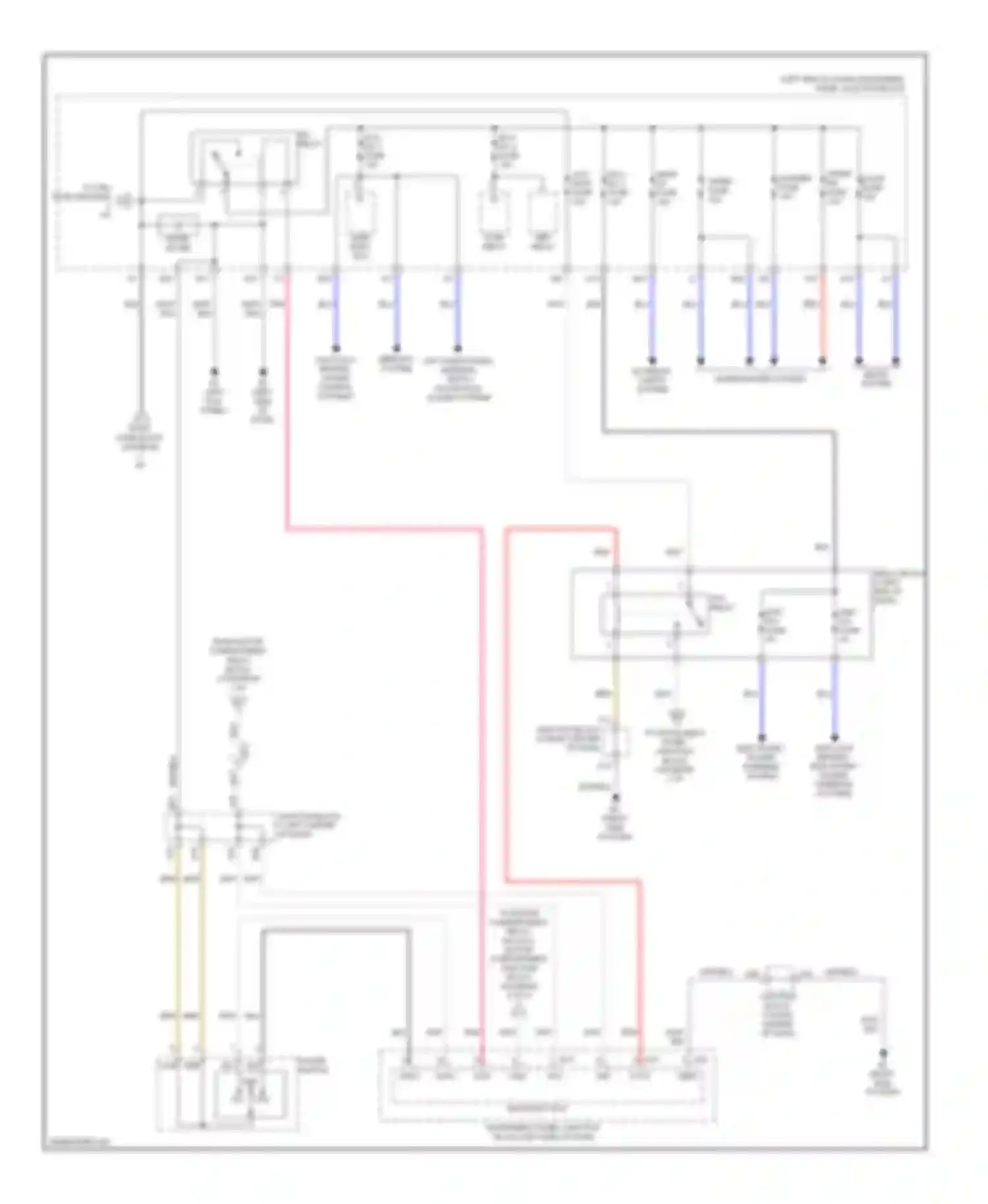 RAV4 Toyota III facelift (2010-2016): Power distribution circuit, ev (3 of 4)