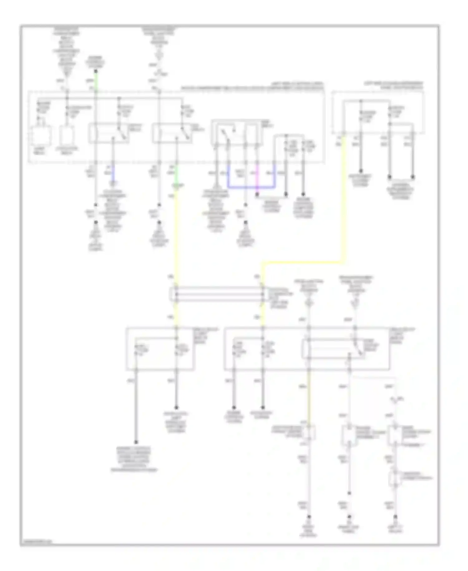 RAV4 Toyota III facelift (2010-2016): Power distribution circuit, ev (4 of 4)
