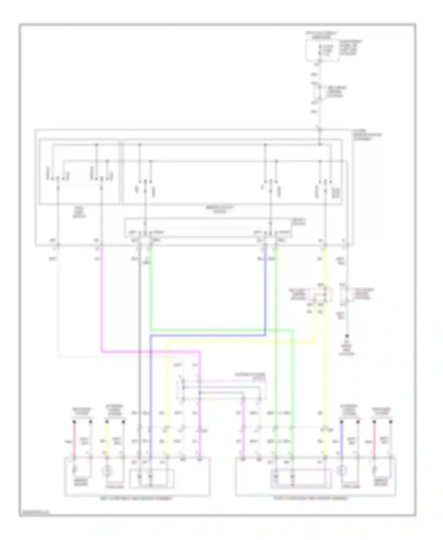 RAV4 Toyota III facelift (2010-2016): Power mirrors circuit, ev