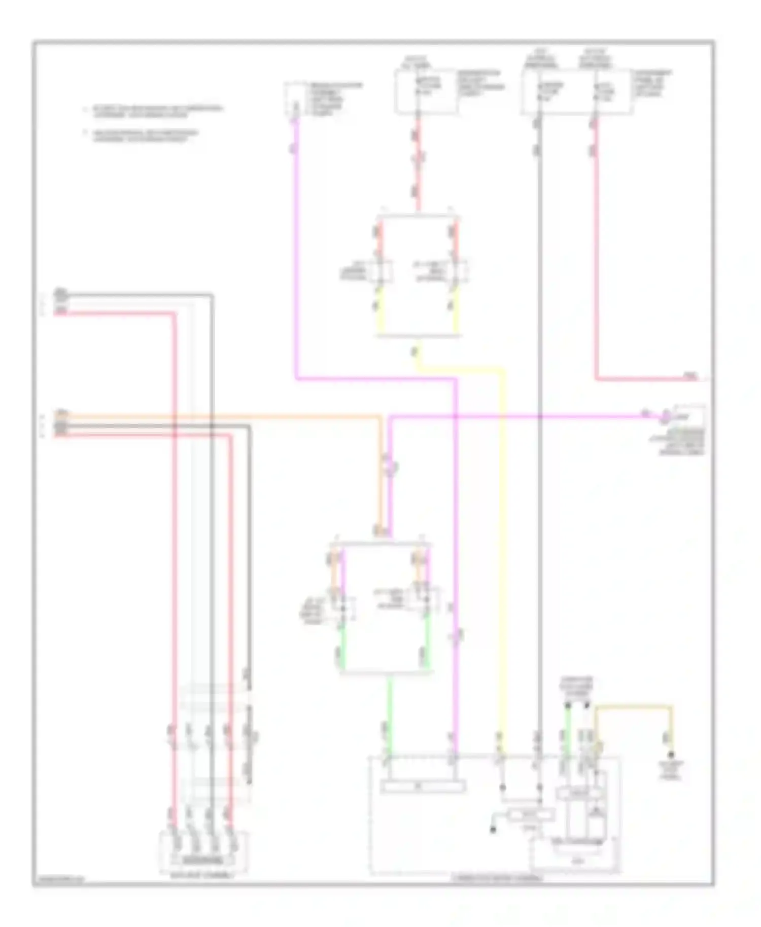 RAV4 Toyota III facelift (2010-2016): Radio circuit, except ev with built-in amplifier without multi-media module (2 of 3)