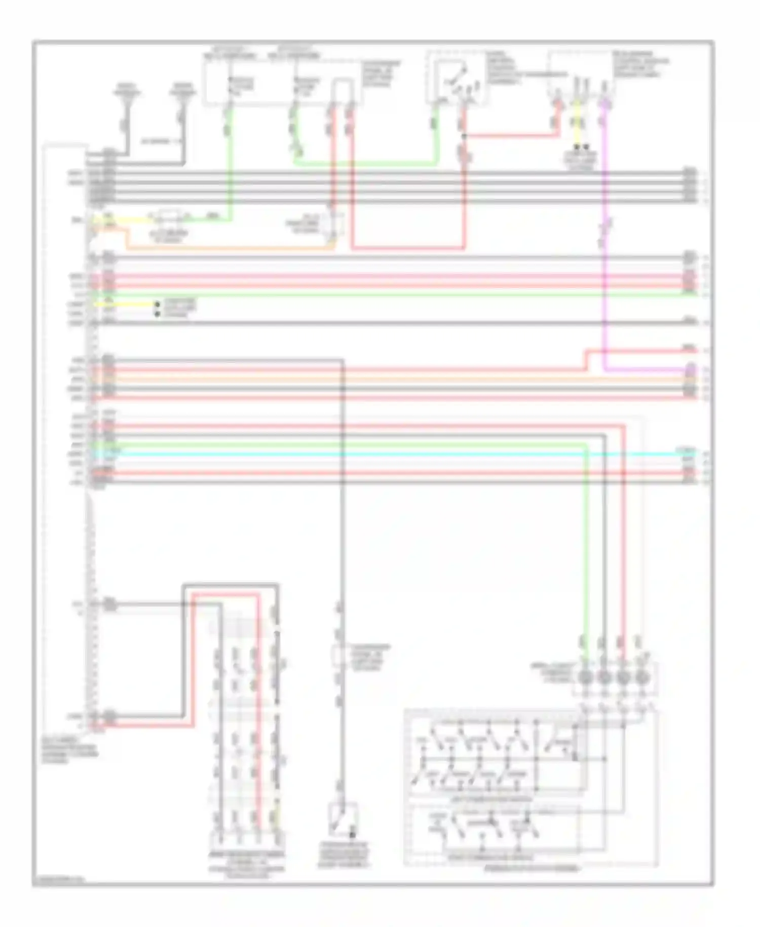 RAV4 Toyota III facelift (2010-2016): Radio circuit, except ev with separate amplifier (1 of 3)