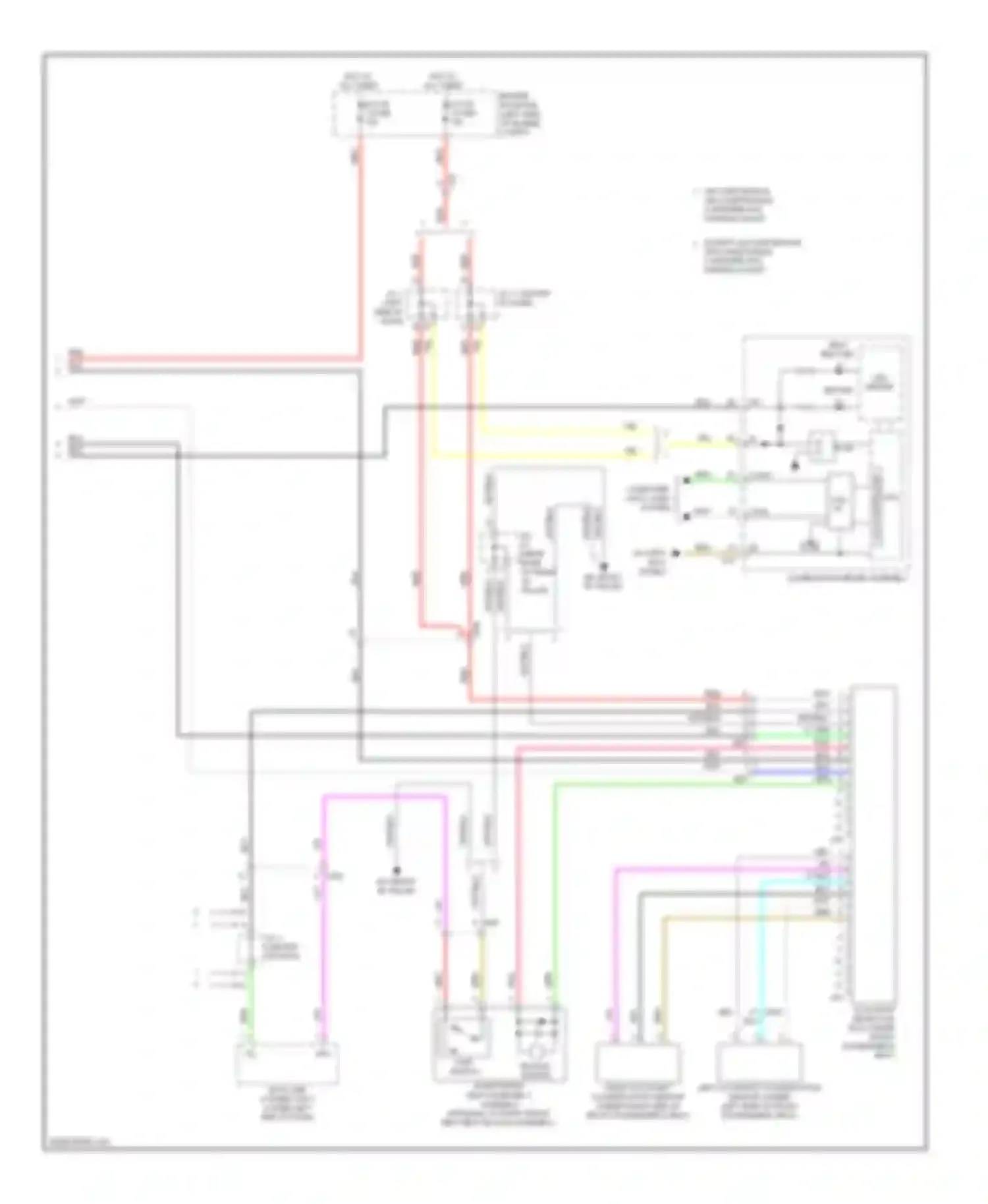 RAV4 Toyota III facelift (2010-2016): Supplemental restraints circuit, except ev (3 of 3)