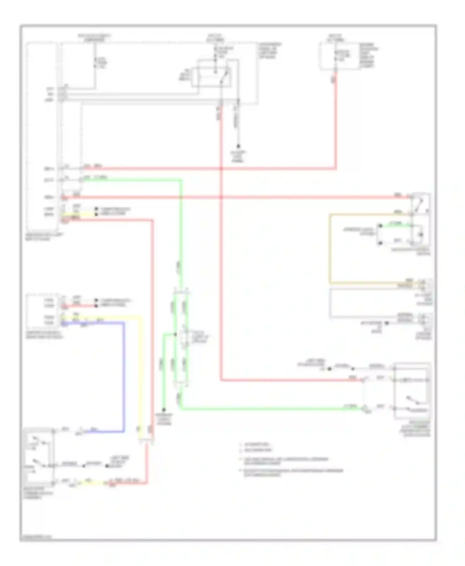 RAV4 Toyota III facelift (2010-2016): Back door opener circuit, without power back door