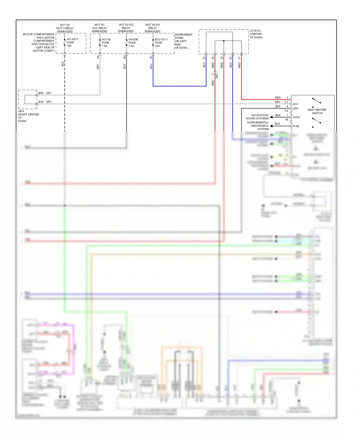 Toyota RAV4 III facelift (2010-2016) computer data lines system wiring diagram  (5 of 112)