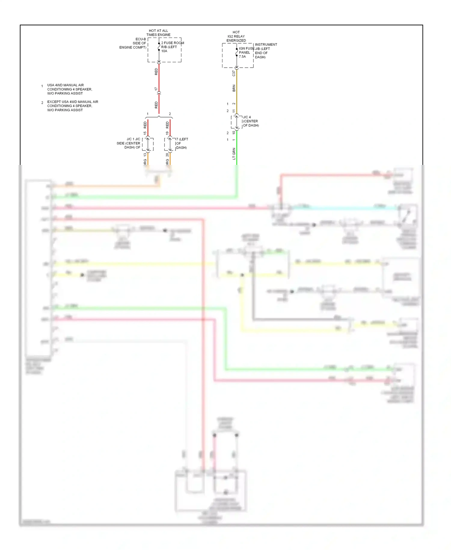 Toyota RAV4 III facelift (2010-2016) computer data lines system wiring diagram  (20 of 112)