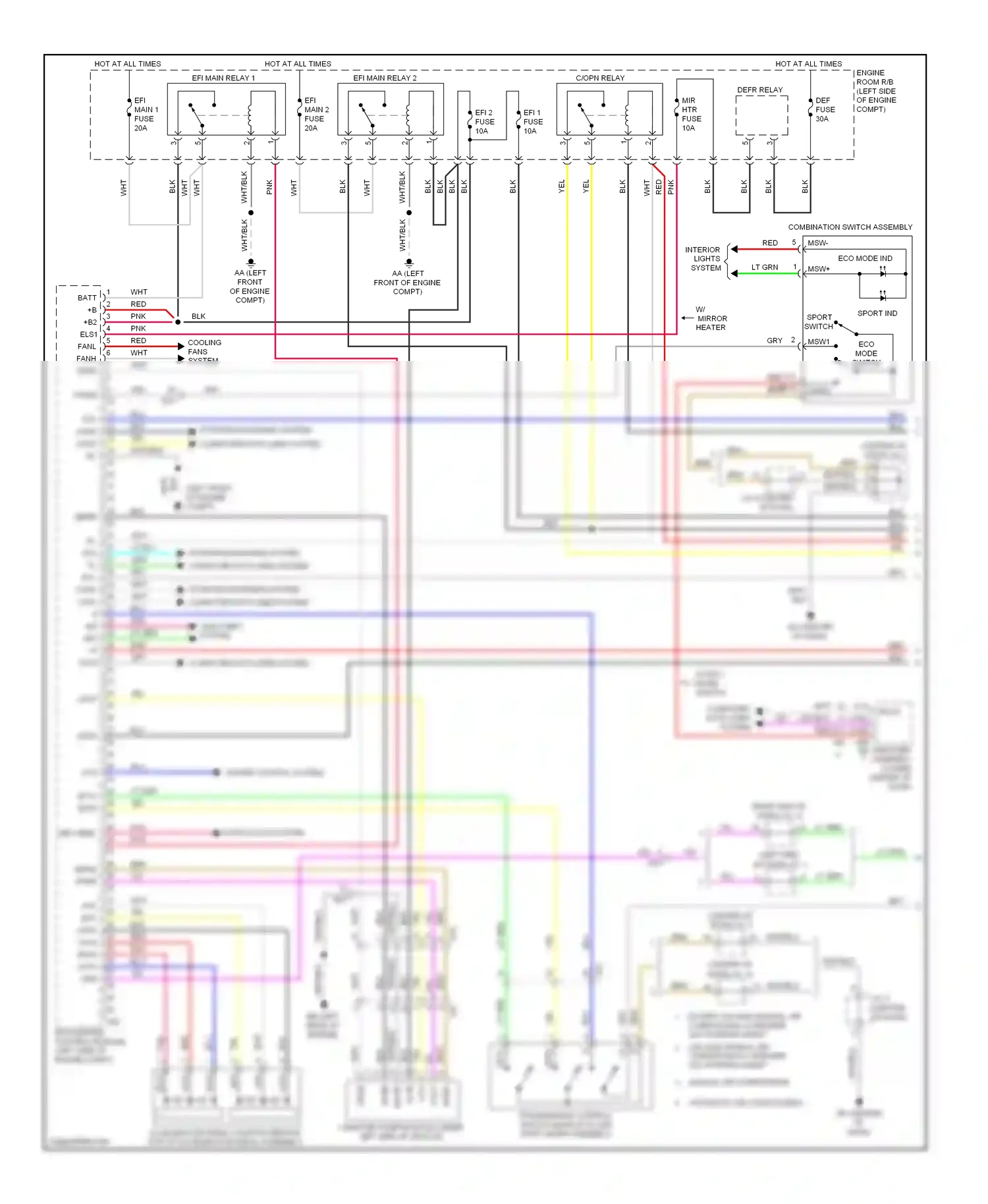 Toyota RAV4 III facelift (2010-2016) computer data lines system wiring diagram  (29 of 112)
