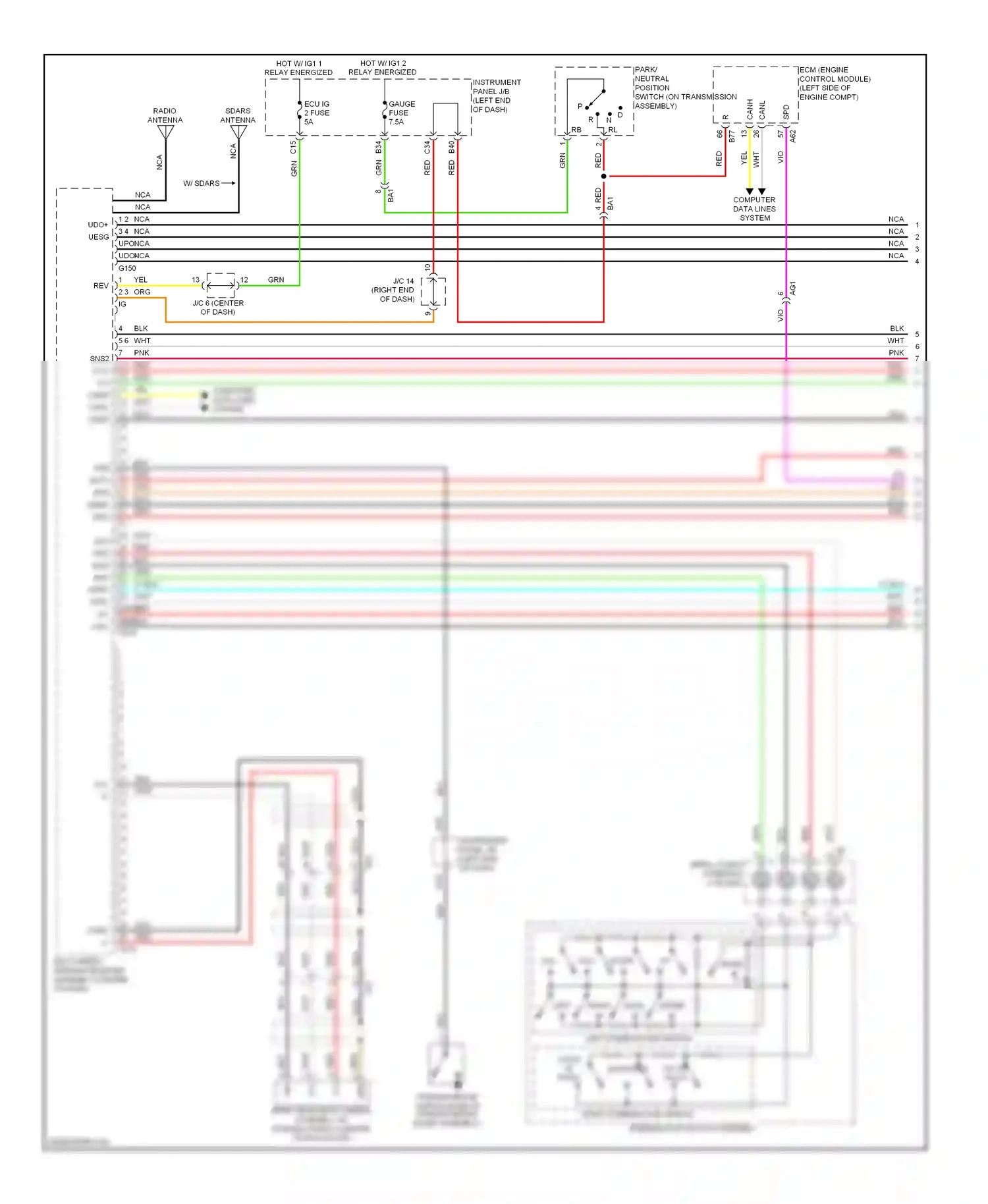 Toyota RAV4 III facelift (2010-2016) computer data lines system wiring diagram  (87 of 112)