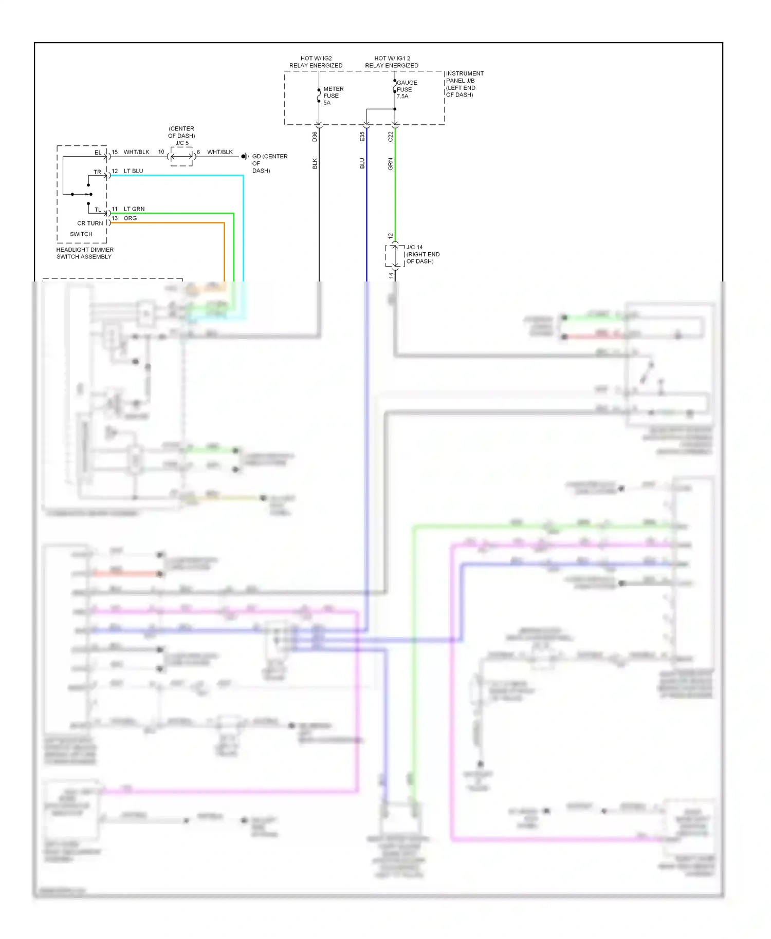 Toyota RAV4 III facelift (2010-2016) computer data lines system wiring diagram  (51 of 112)