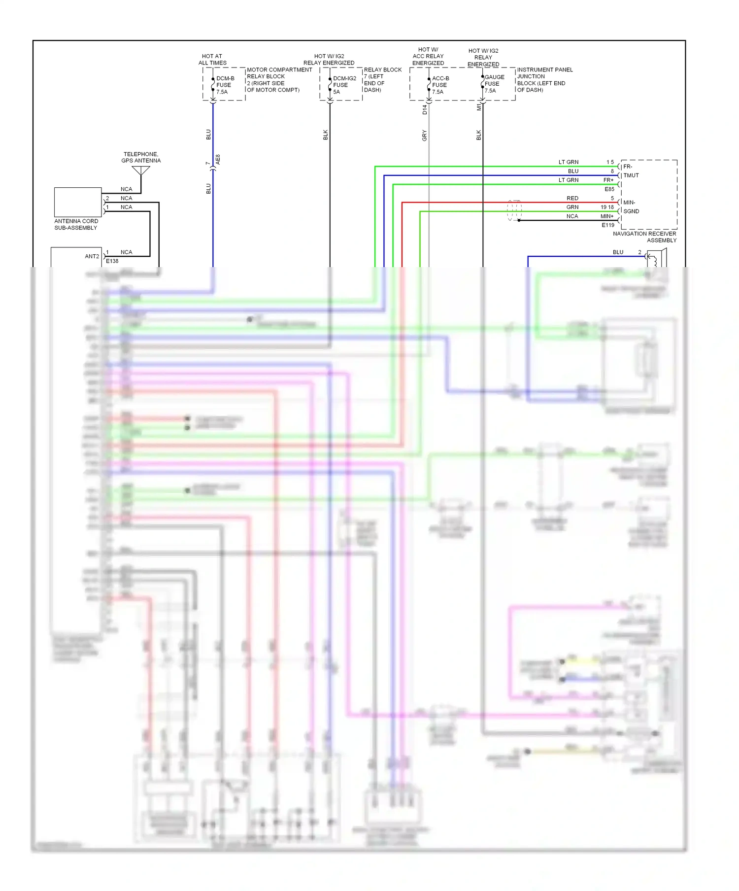 Toyota RAV4 III facelift (2010-2016) computer data lines system wiring diagram  (69 of 112)