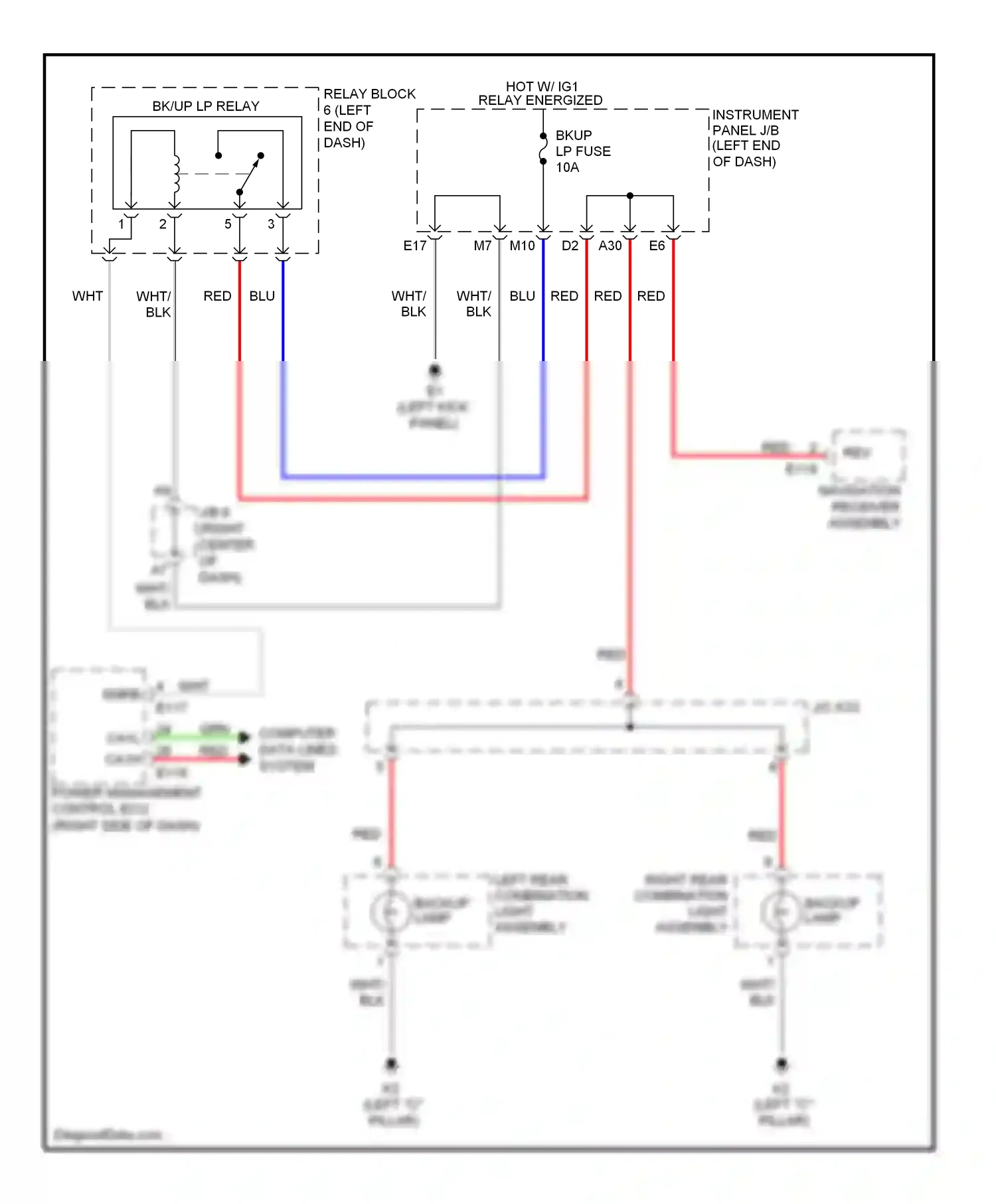 Toyota RAV4 III facelift (2010-2016) computer data lines system wiring diagram  (31 of 112)