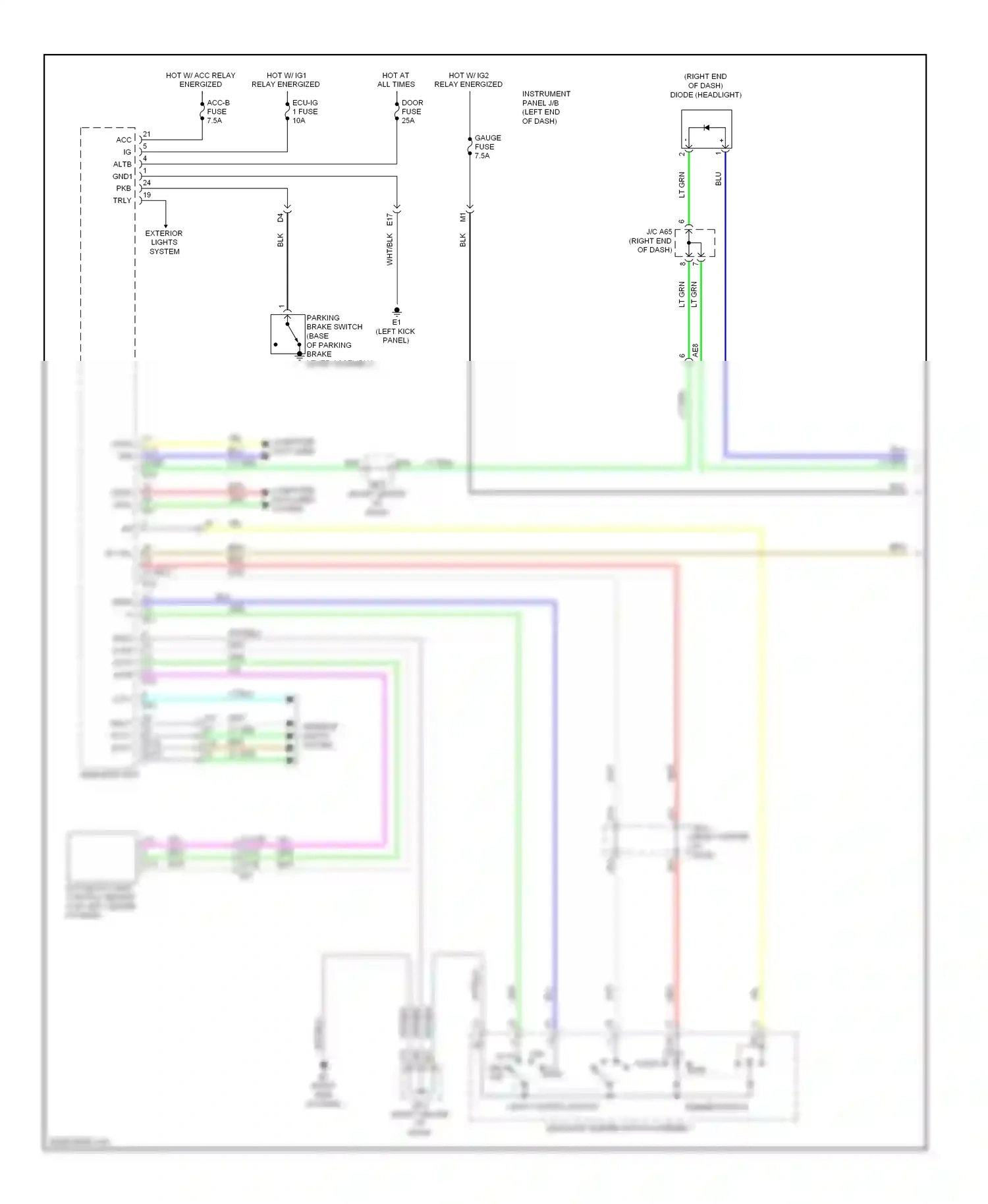Toyota RAV4 III facelift (2010-2016) computer data lines system wiring diagram  (44 of 112)