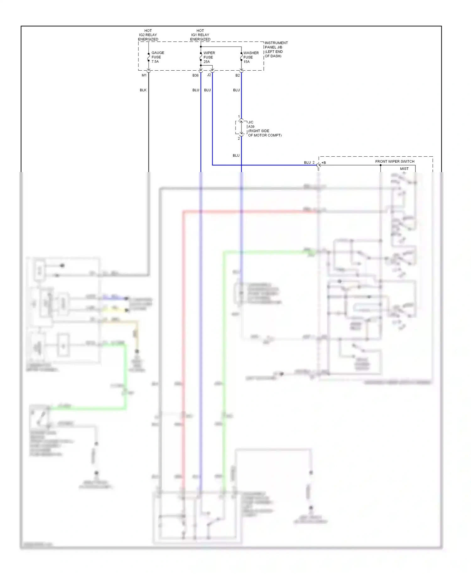Toyota RAV4 III facelift (2010-2016) computer data lines system wiring diagram  (111 of 112)