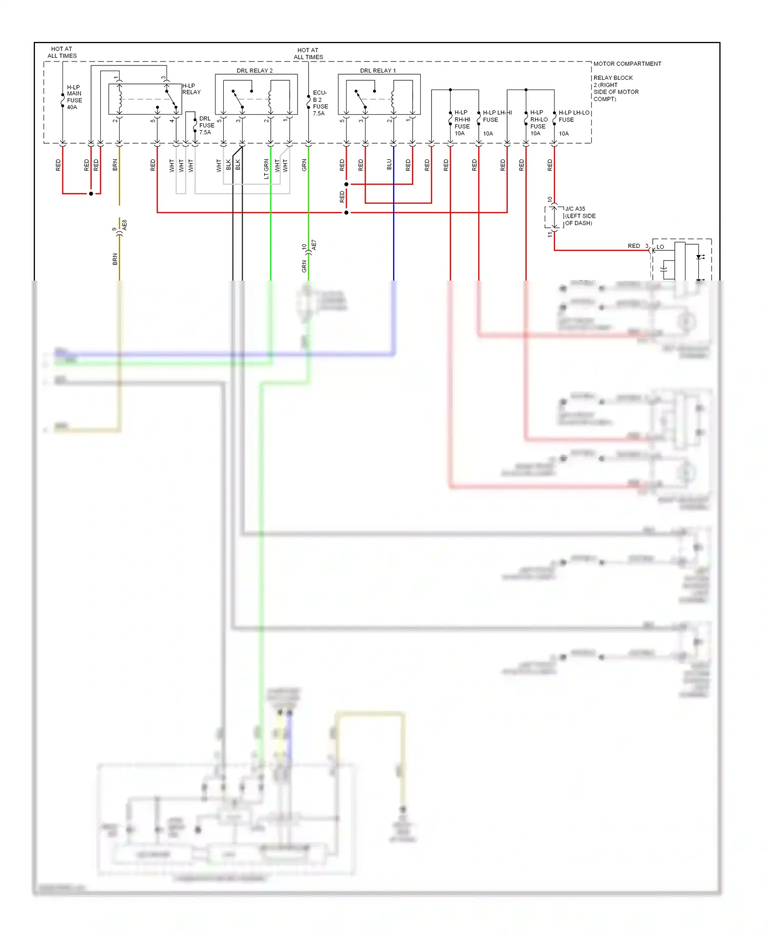 Toyota RAV4 III facelift (2010-2016) computer data lines system wiring diagram  (45 of 112)