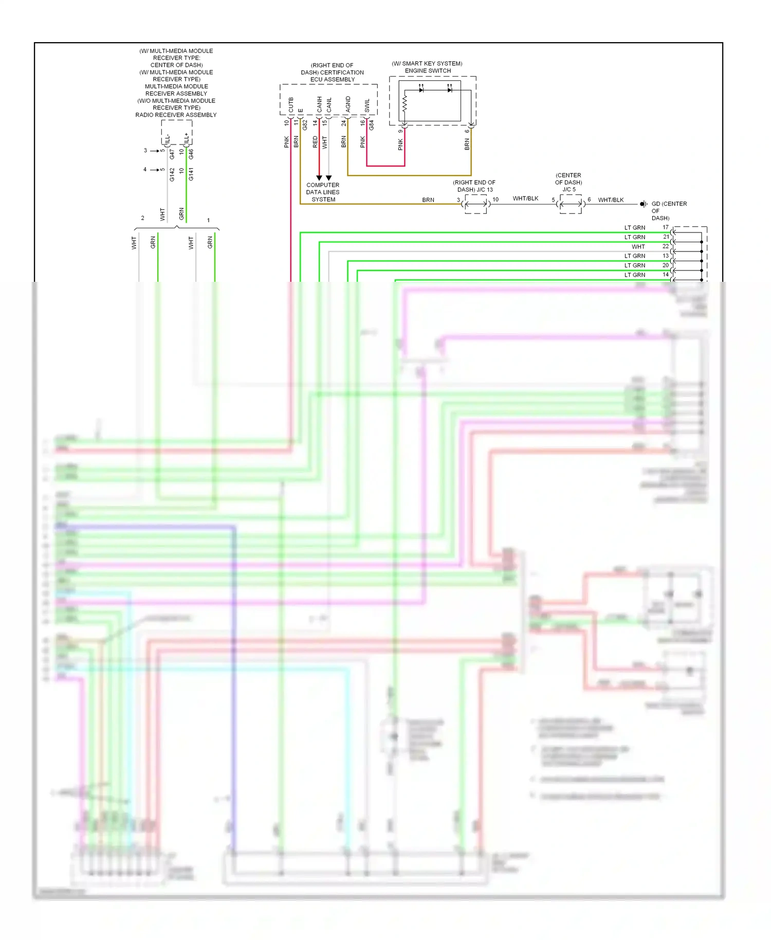 Toyota RAV4 III facelift (2010-2016) computer data lines system wiring diagram  (55 of 112)