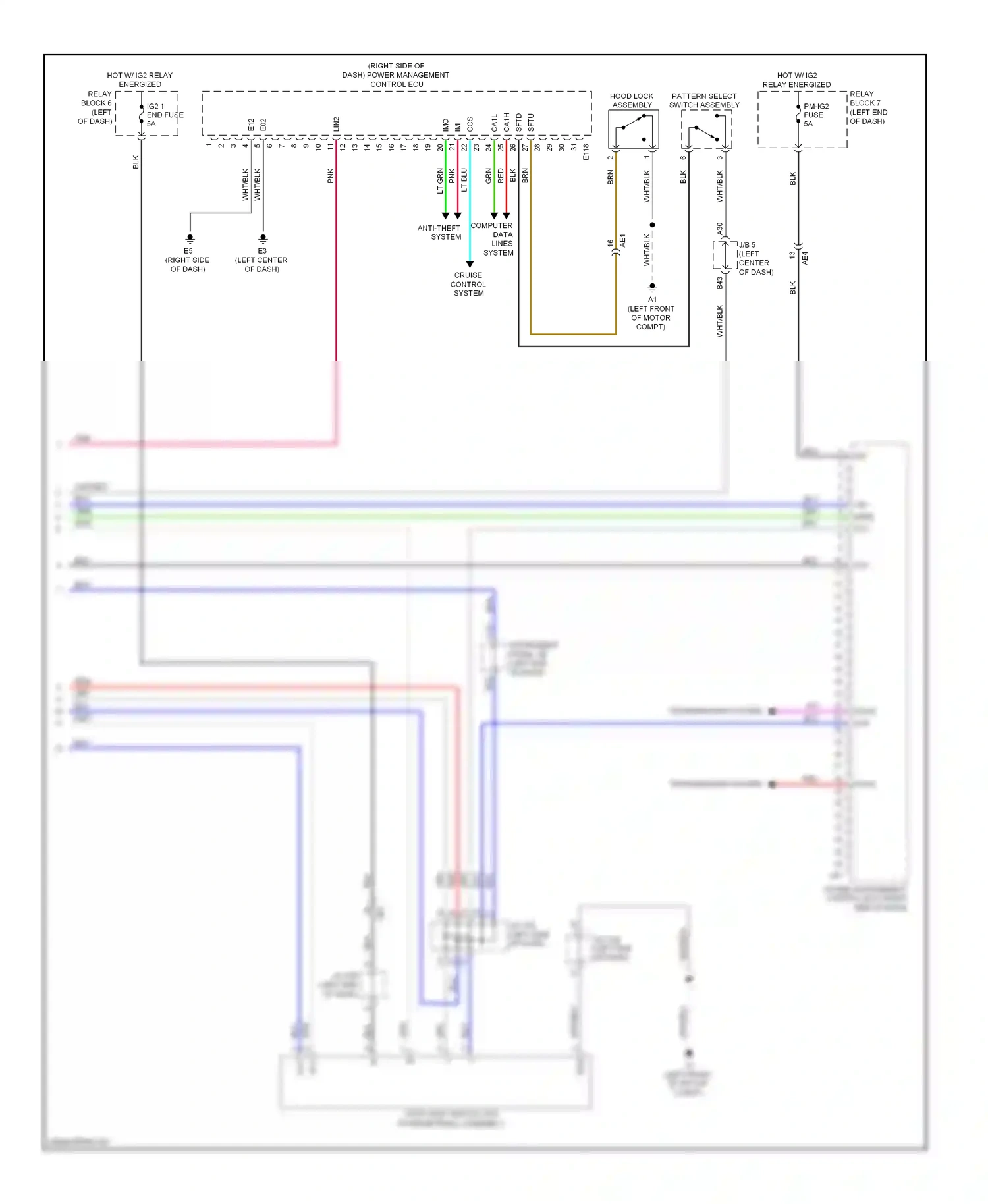 Toyota RAV4 III facelift (2010-2016) computer data lines system wiring diagram  (40 of 112)
