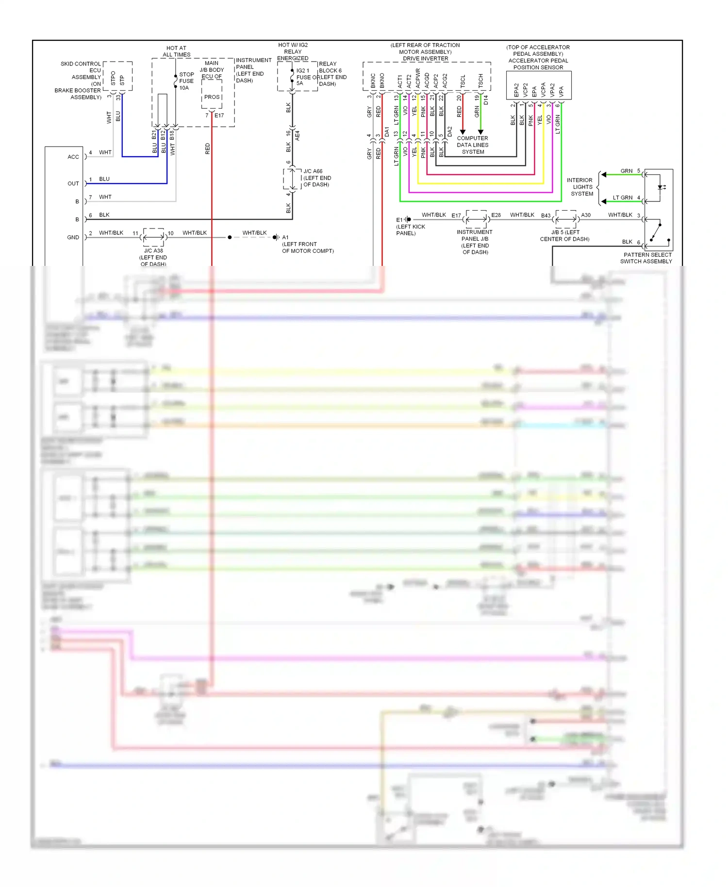 Toyota RAV4 III facelift (2010-2016) computer data lines system wiring diagram  (106 of 112)